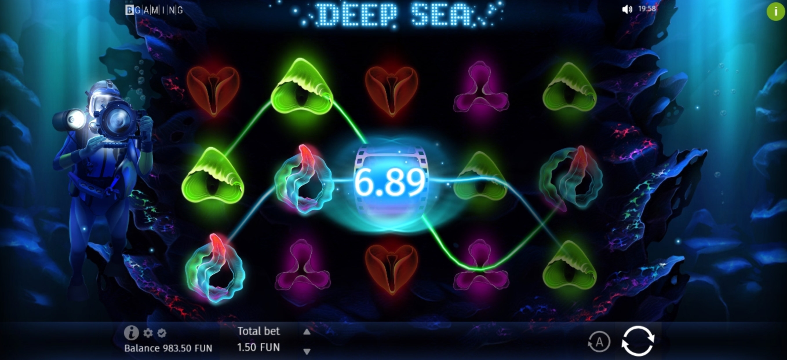 Win Money in Deep Sea Free Slot Game by BGAMING