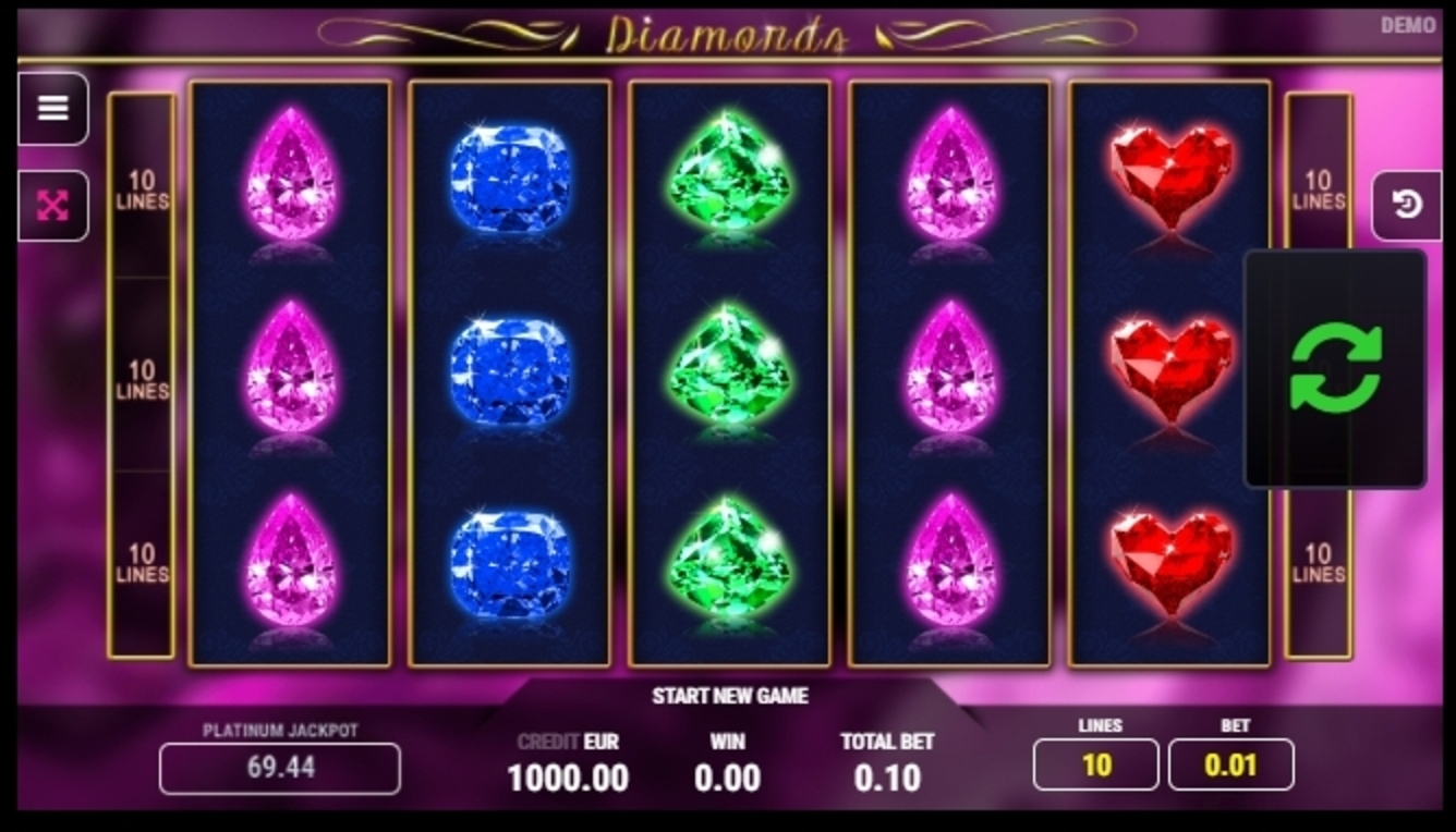 Reels in Diamonds Slot Game by Big Time Gaming