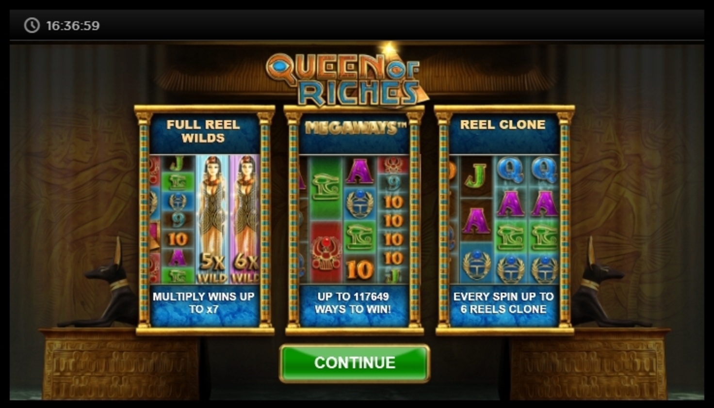 Play Queen of Riches Free Casino Slot Game by Big Time Gaming