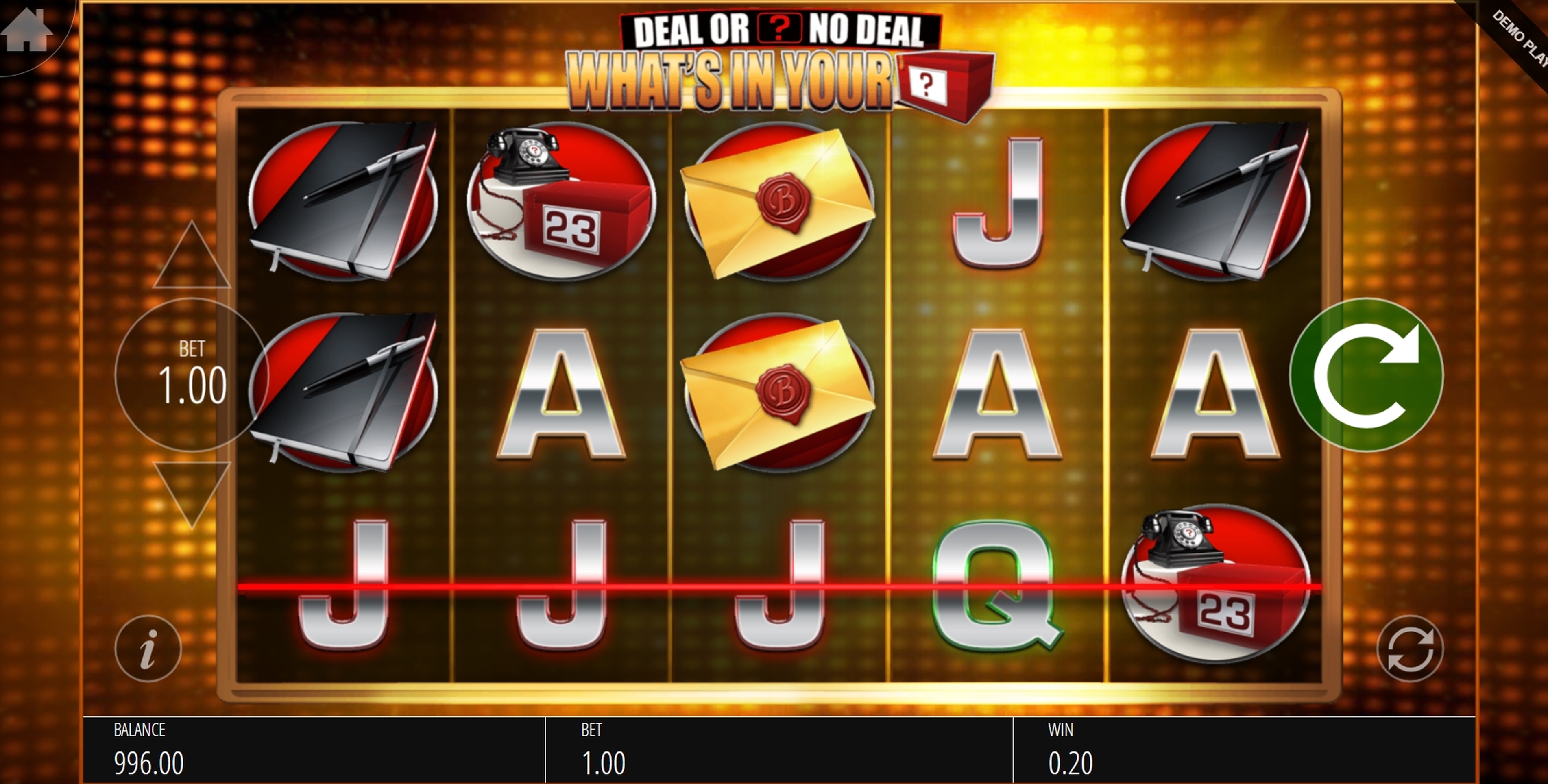Win Money in Deal or No Deal: What's In Your Box Free Slot Game by Blueprint Gaming