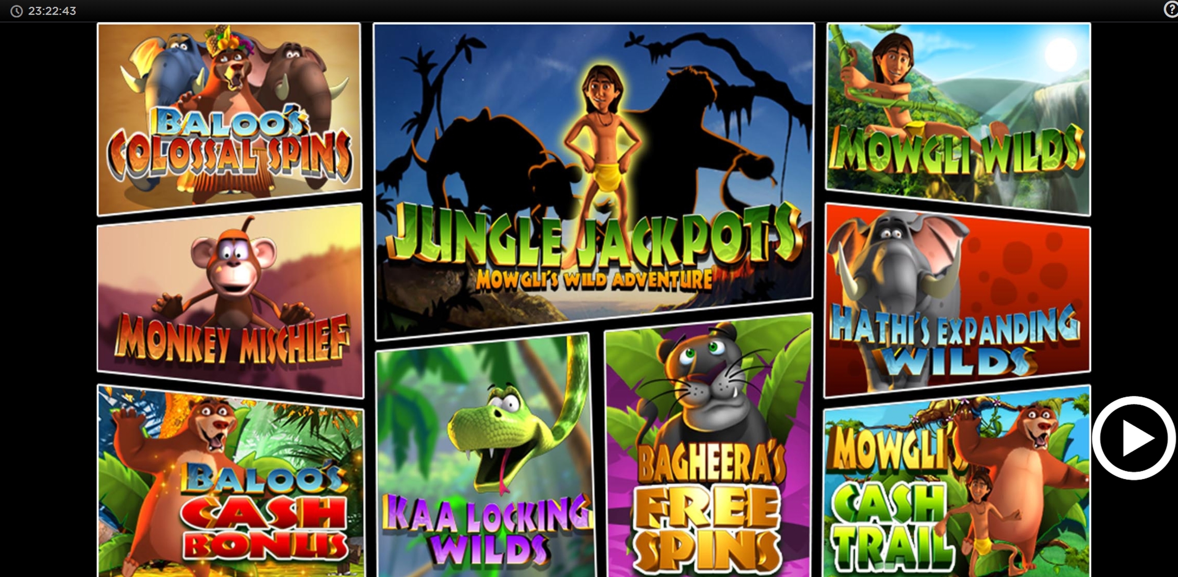 Play Jungle Jackpots Free Casino Slot Game by Blueprint Gaming