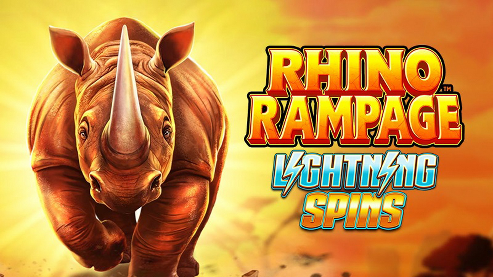 The Rhino Rampage Lightning Spins Online Slot Demo Game by Blueprint Gaming