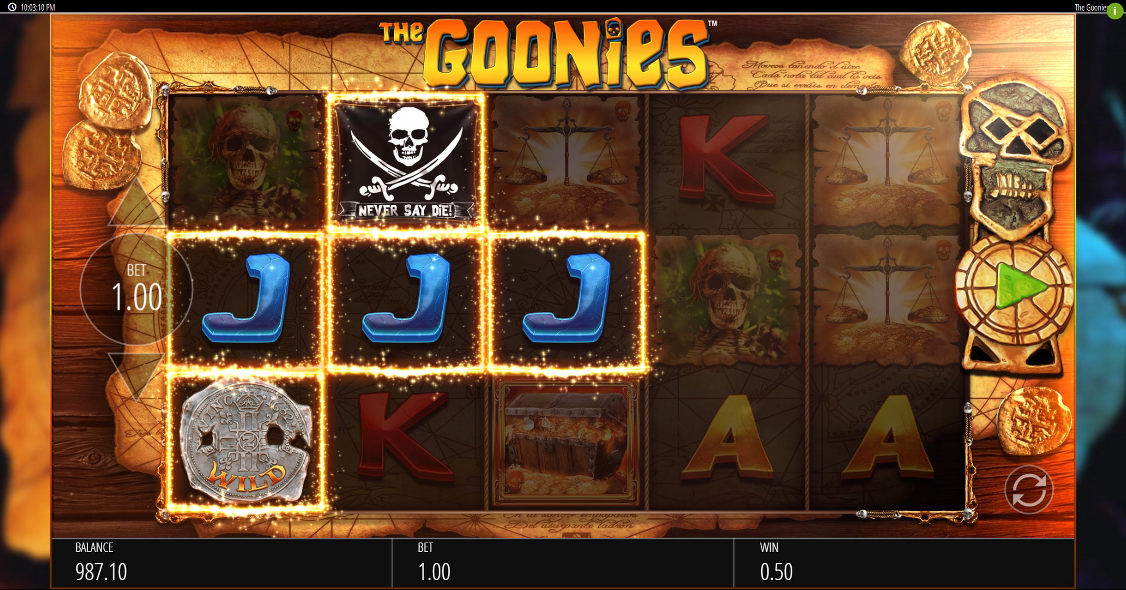 Win Money in The Goonies Jackpot King Free Slot Game by Blueprint Gaming