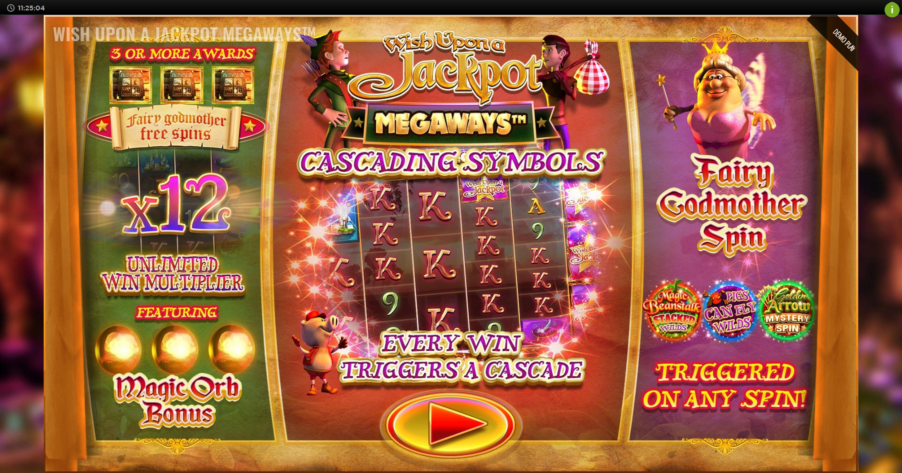Play Wish Upon A Jackpot Megaways Free Casino Slot Game by Blueprint Gaming