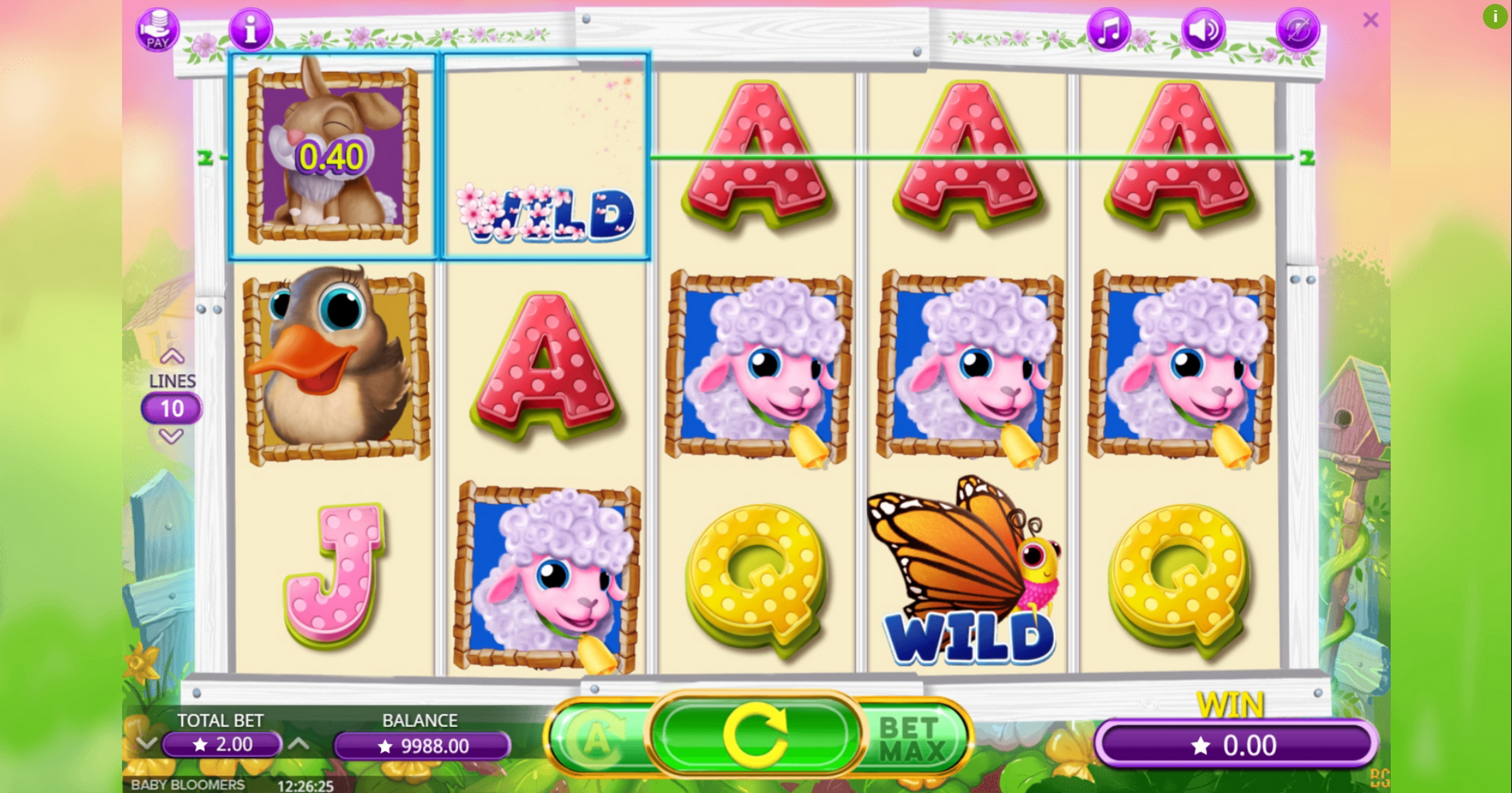 Win Money in Baby Bloomers Free Slot Game by Booming Games