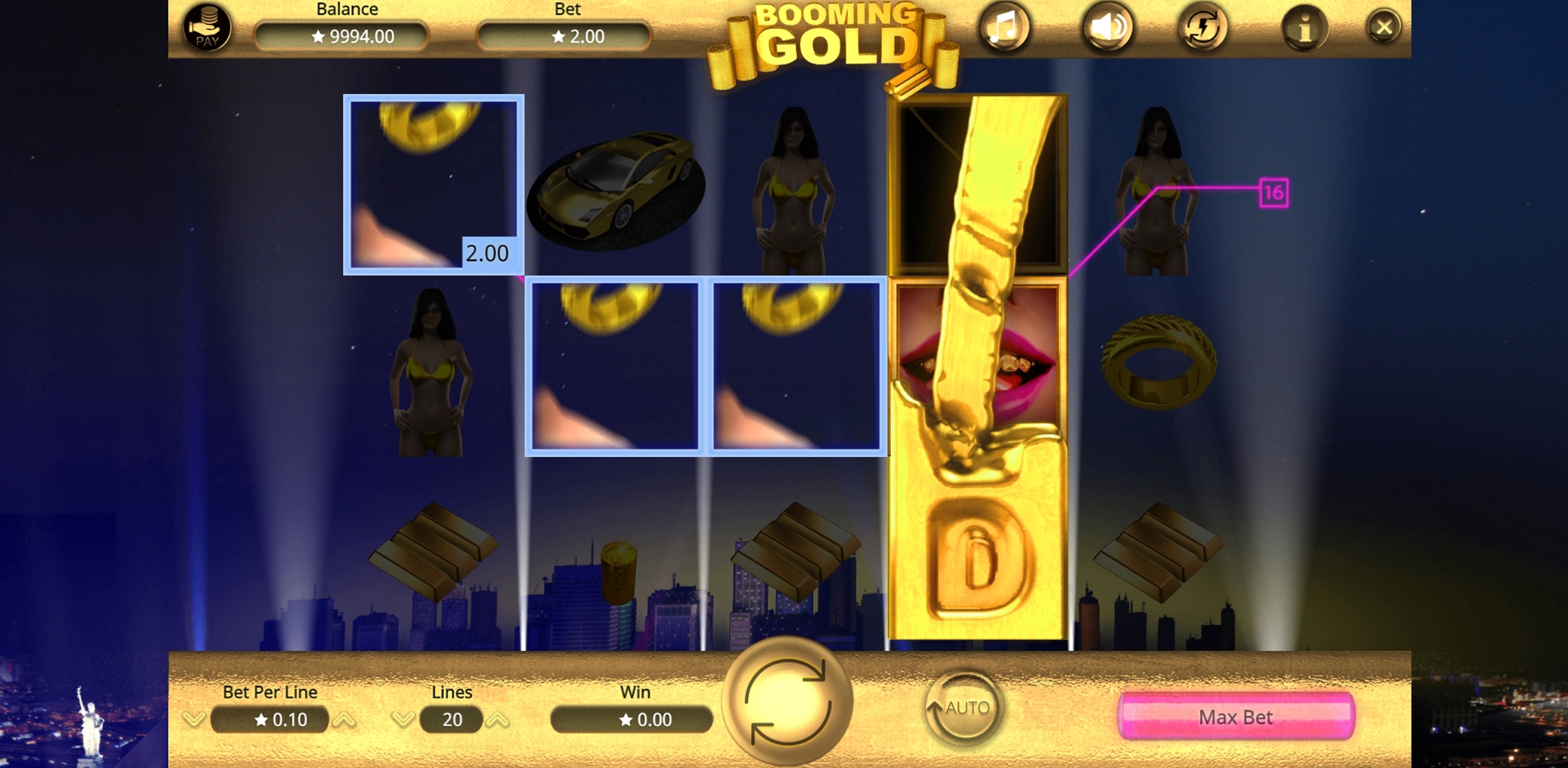 Win Money in Booming Gold Free Slot Game by Booming Games