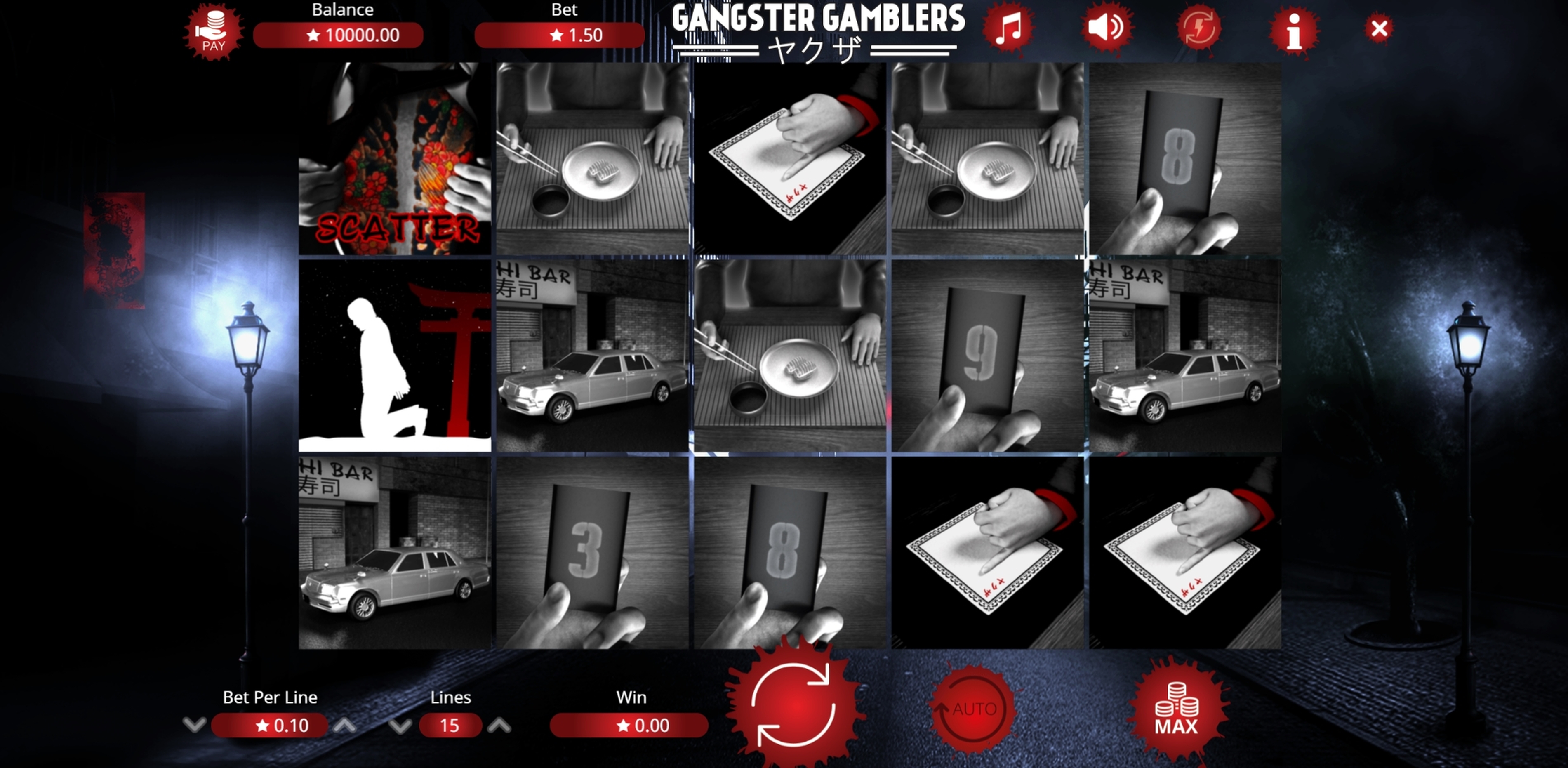 Reels in Gangster Gamblers Slot Game by Booming Games