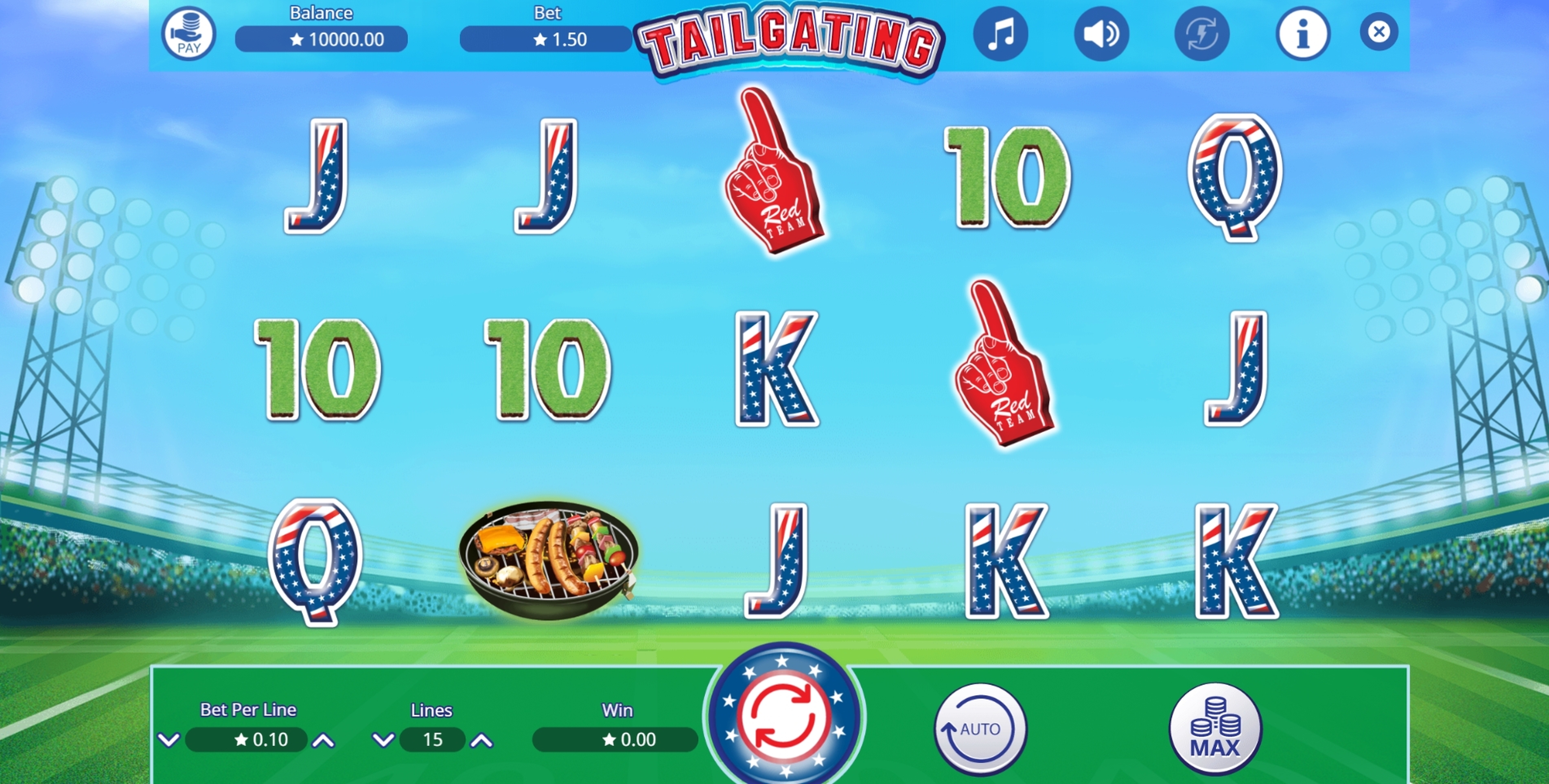 Reels in Tailgating Slot Game by Booming Games