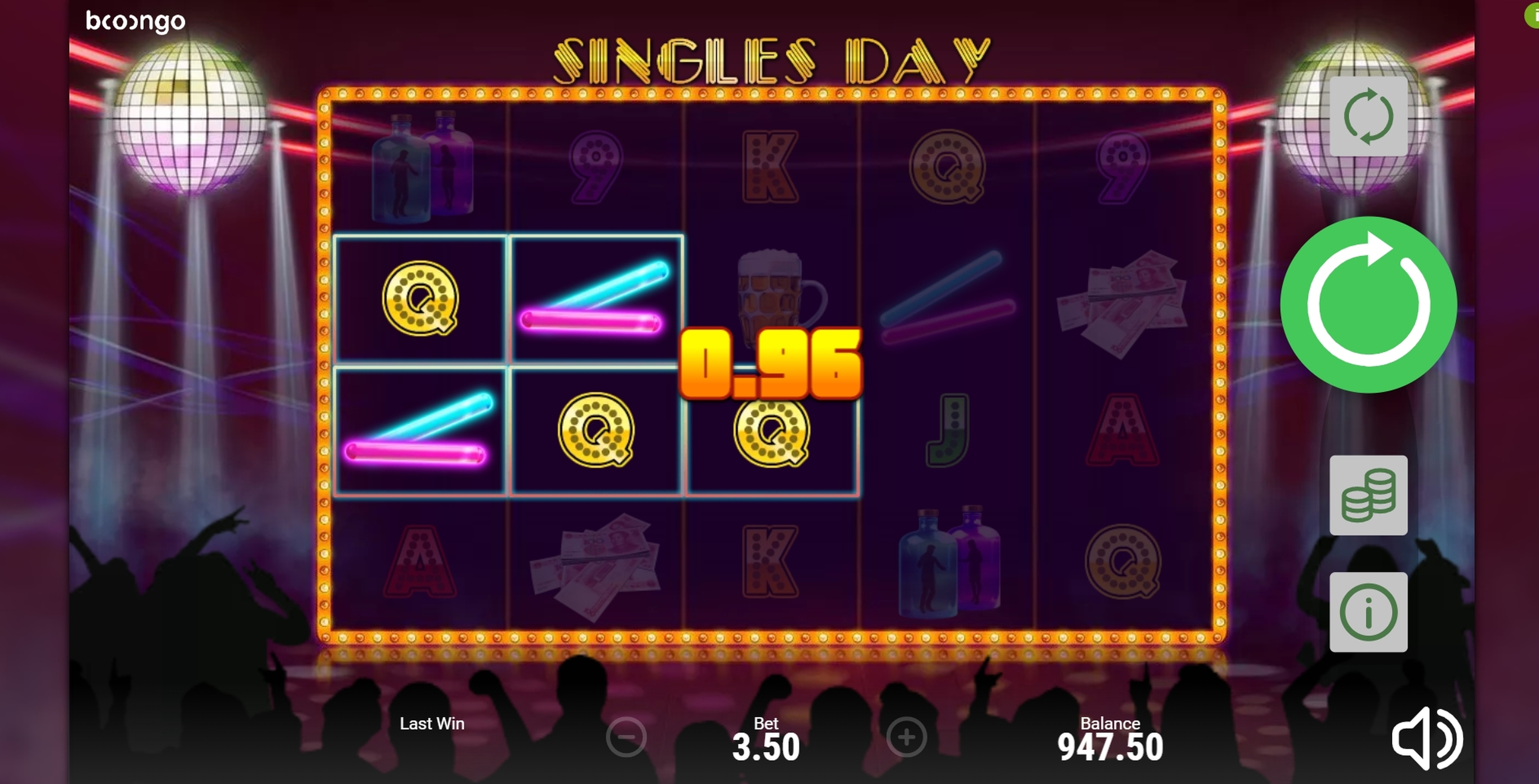 Win Money in Singles Day Free Slot Game by Booongo Gaming