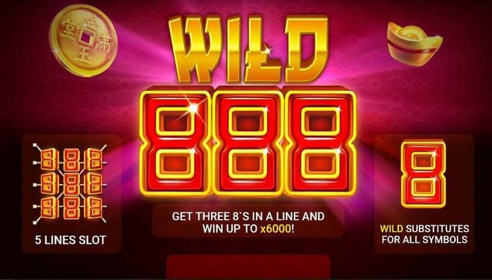 The Wild 888 Online Slot Demo Game by Booongo Gaming