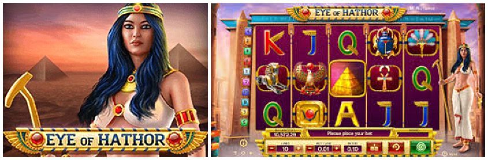 The Eye of Hathor Online Slot Demo Game by BwinParty