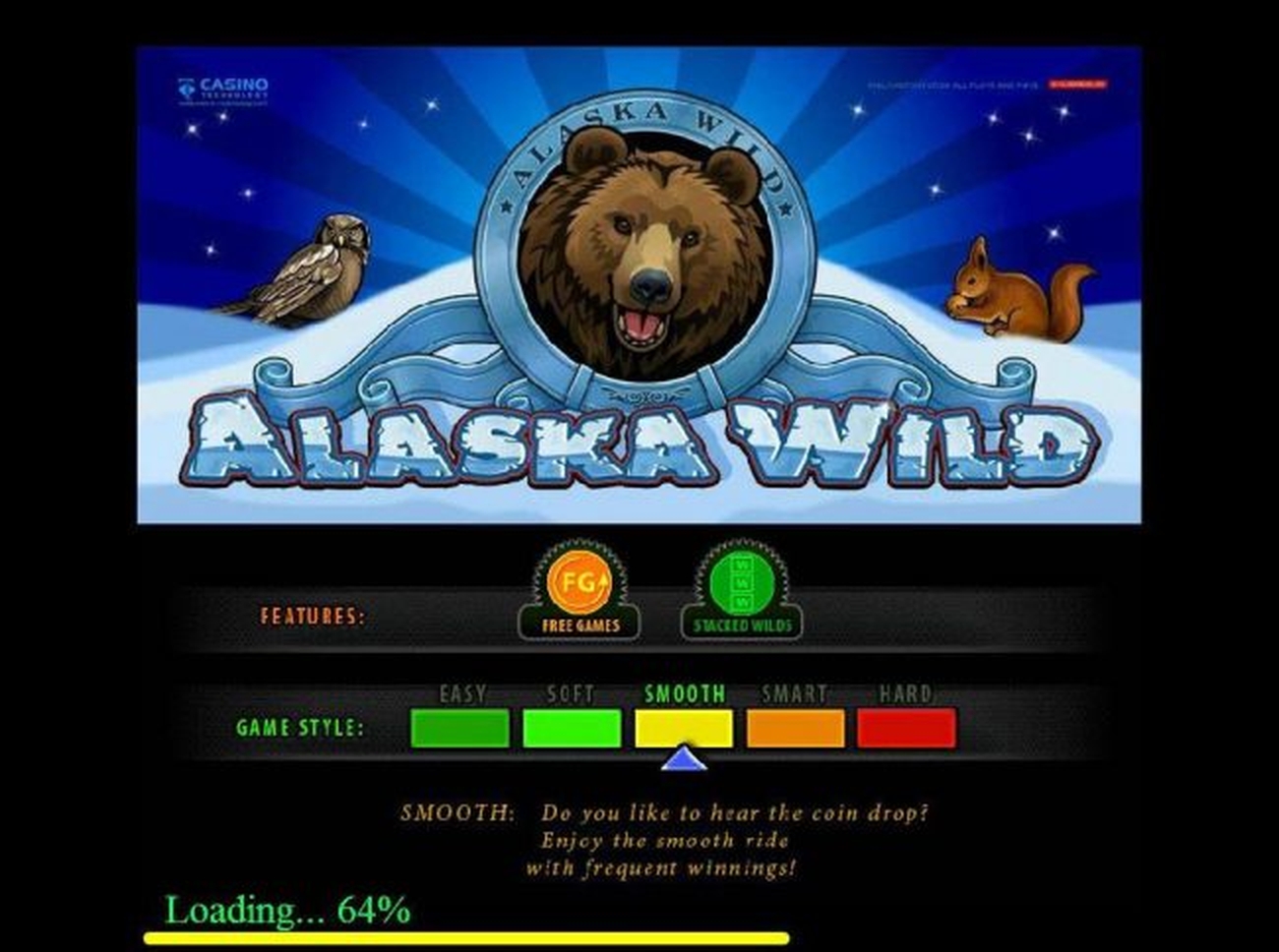 The Alaska Wild Online Slot Demo Game by casino technology