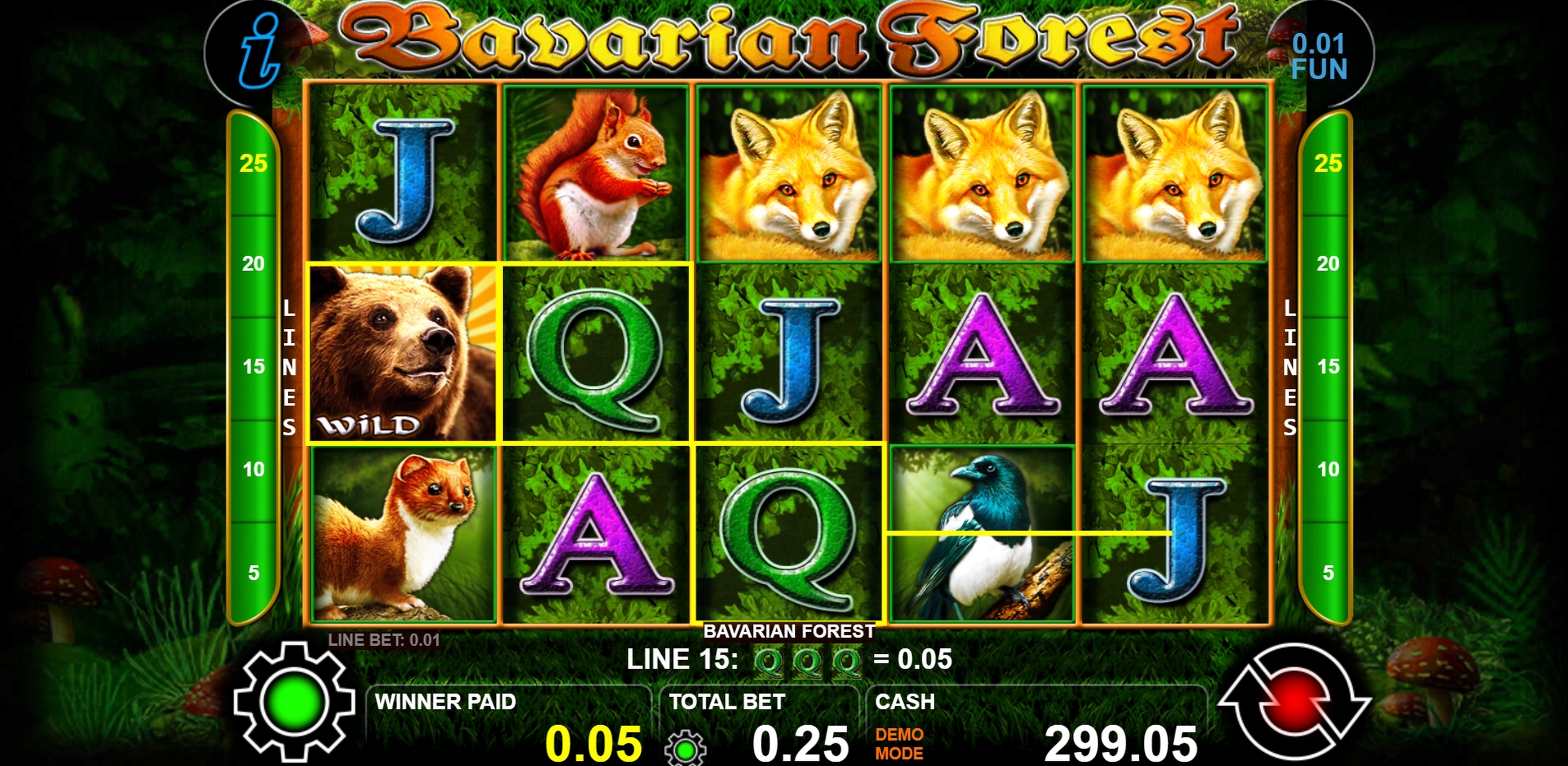 Win Money in Bavarian Forest Free Slot Game by casino technology