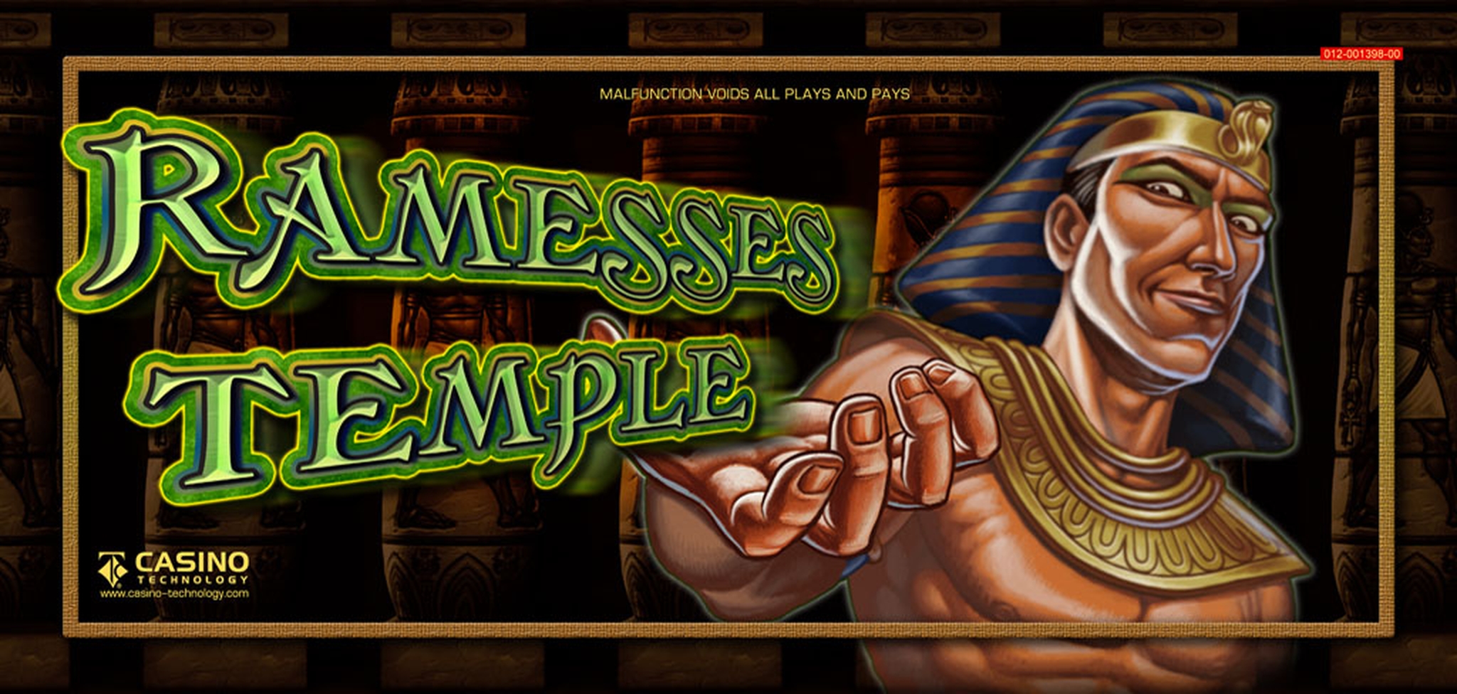 The Ramesses Temple Online Slot Demo Game by casino technology