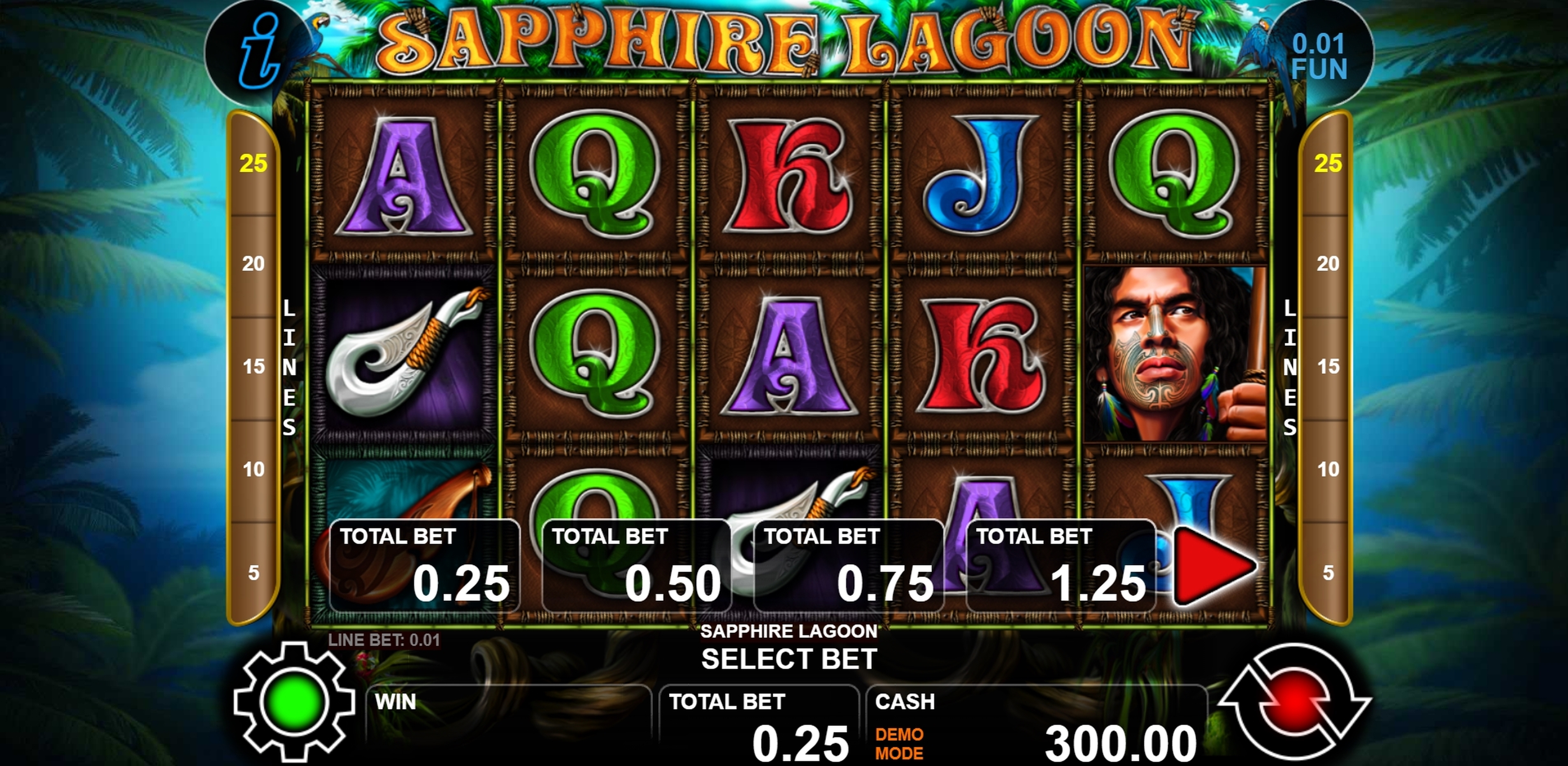 Reels in Sapphire Lagoon Slot Game by casino technology