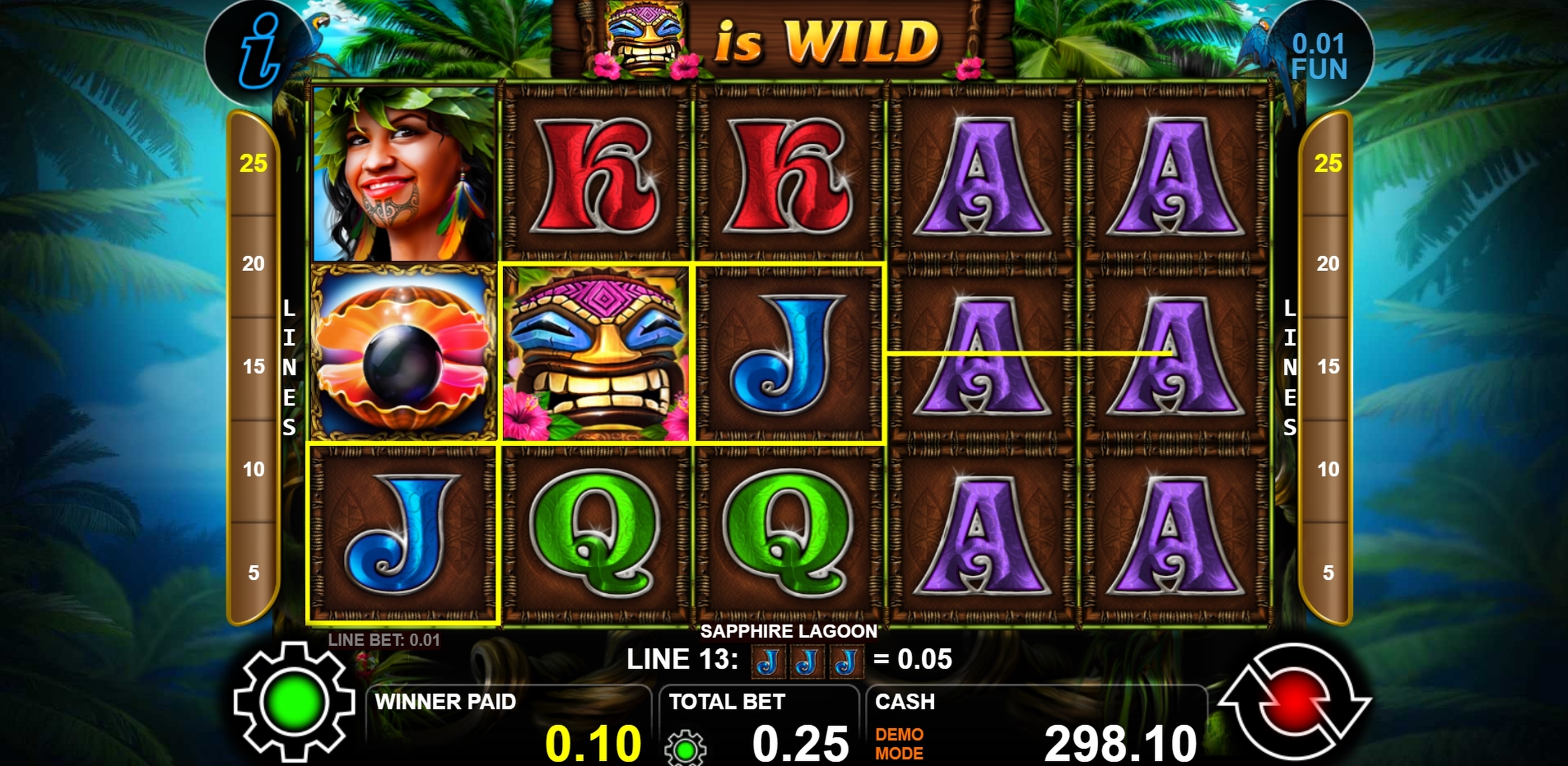 Win Money in Sapphire Lagoon Free Slot Game by casino technology