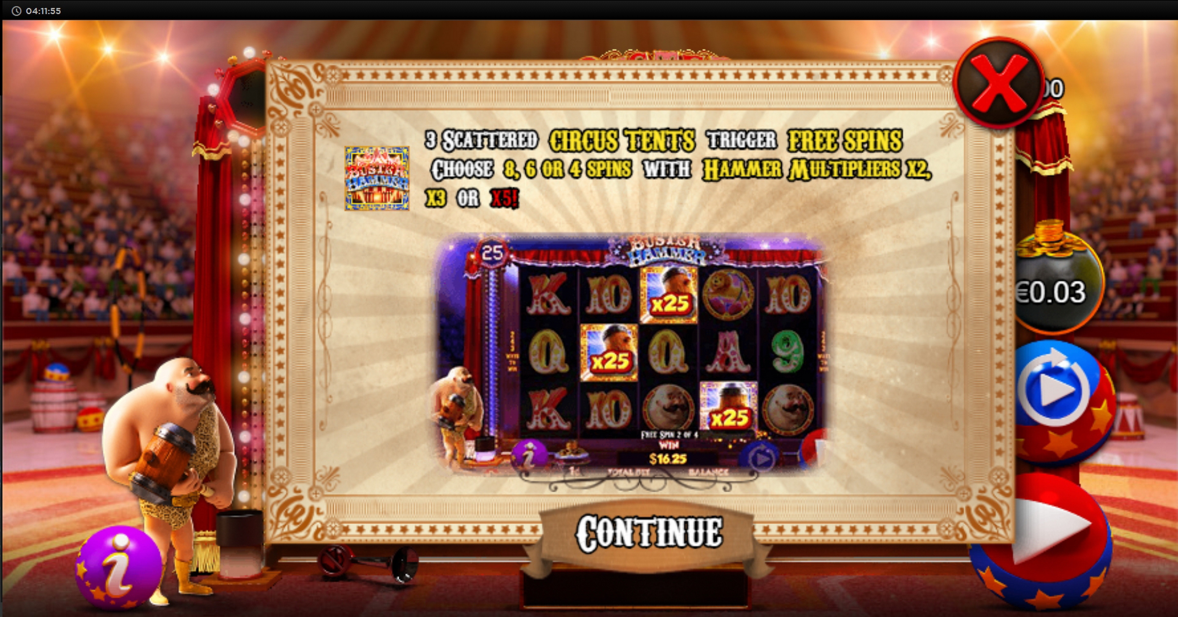 Play Buster Hammer Free Casino Slot Game by Chance Interactive