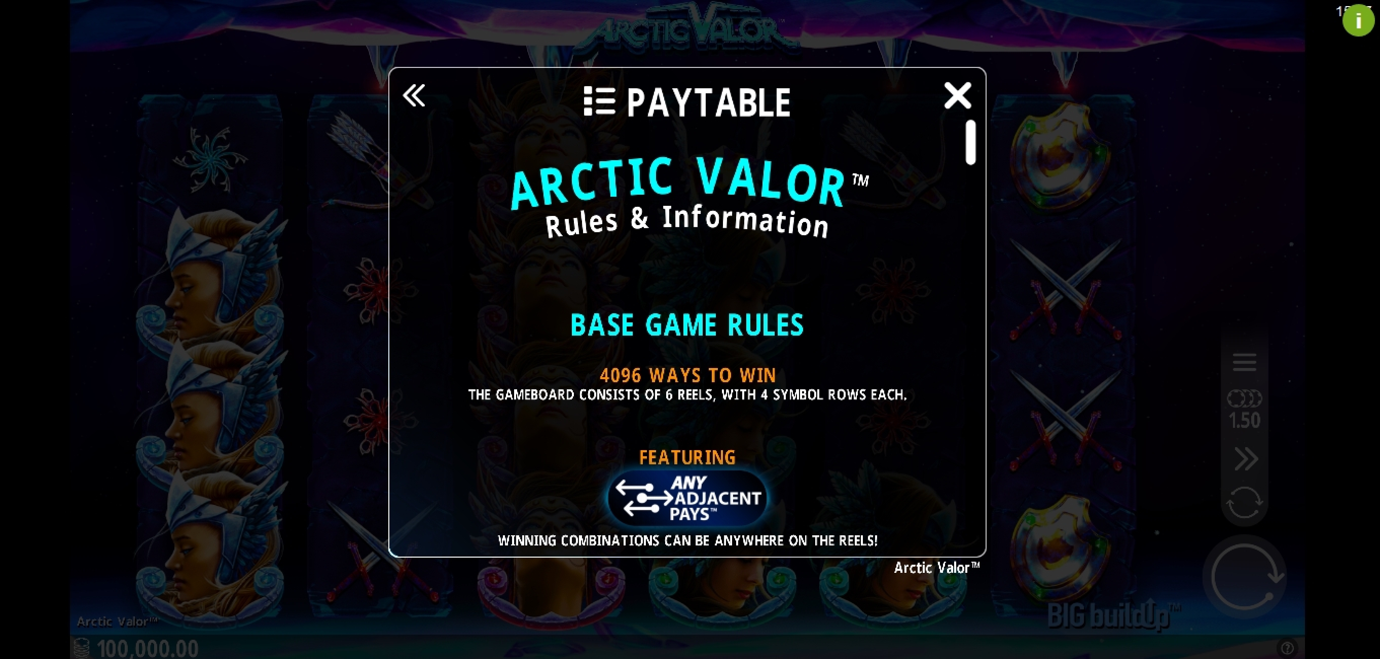 Info of Arctic Valor Slot Game by Crazy Tooth Studio