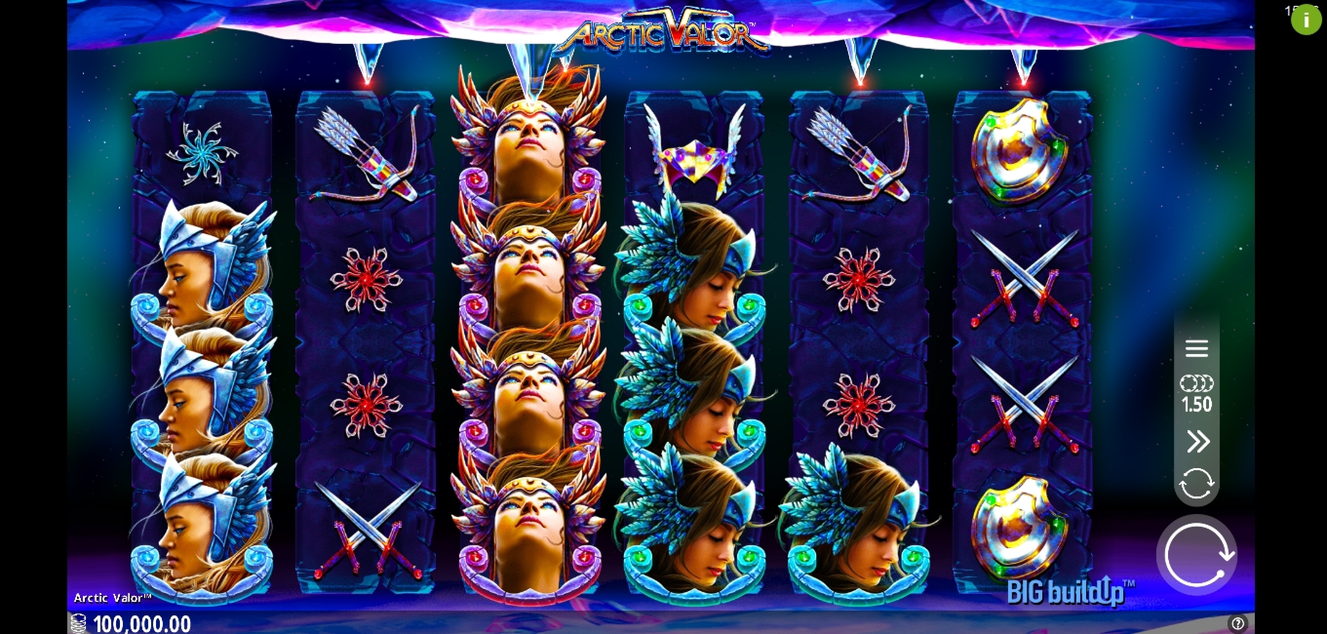 Reels in Arctic Valor Slot Game by Crazy Tooth Studio