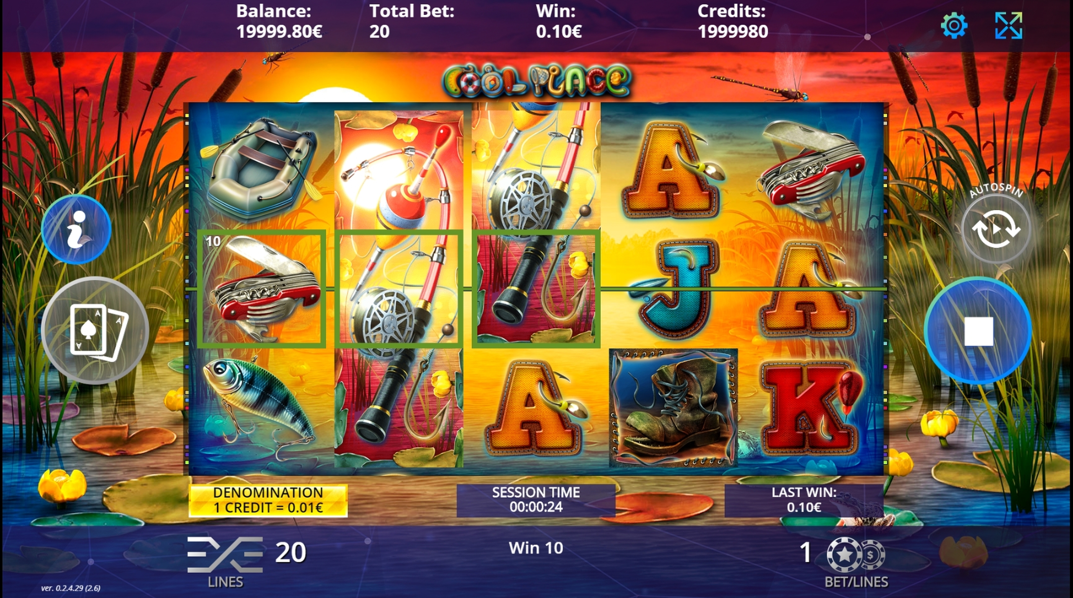 Win Money in Cool Place Free Slot Game by DLV