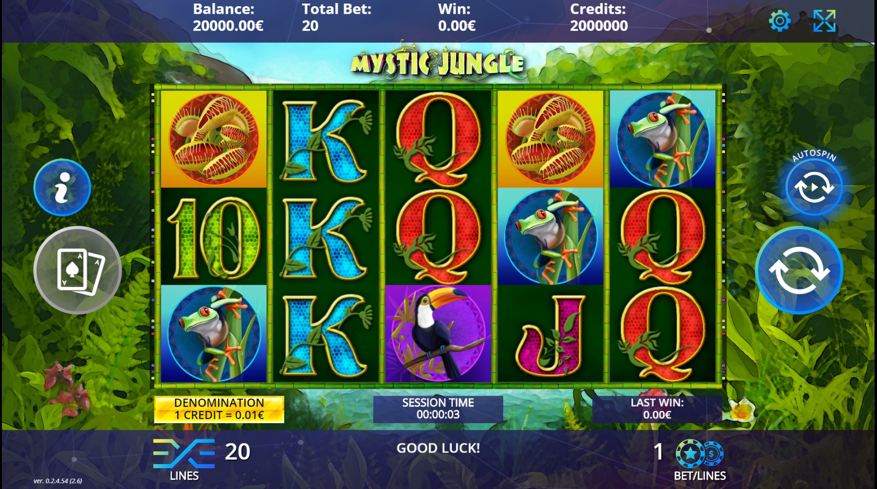 Reels in Mystic Jungle Slot Game by DLV