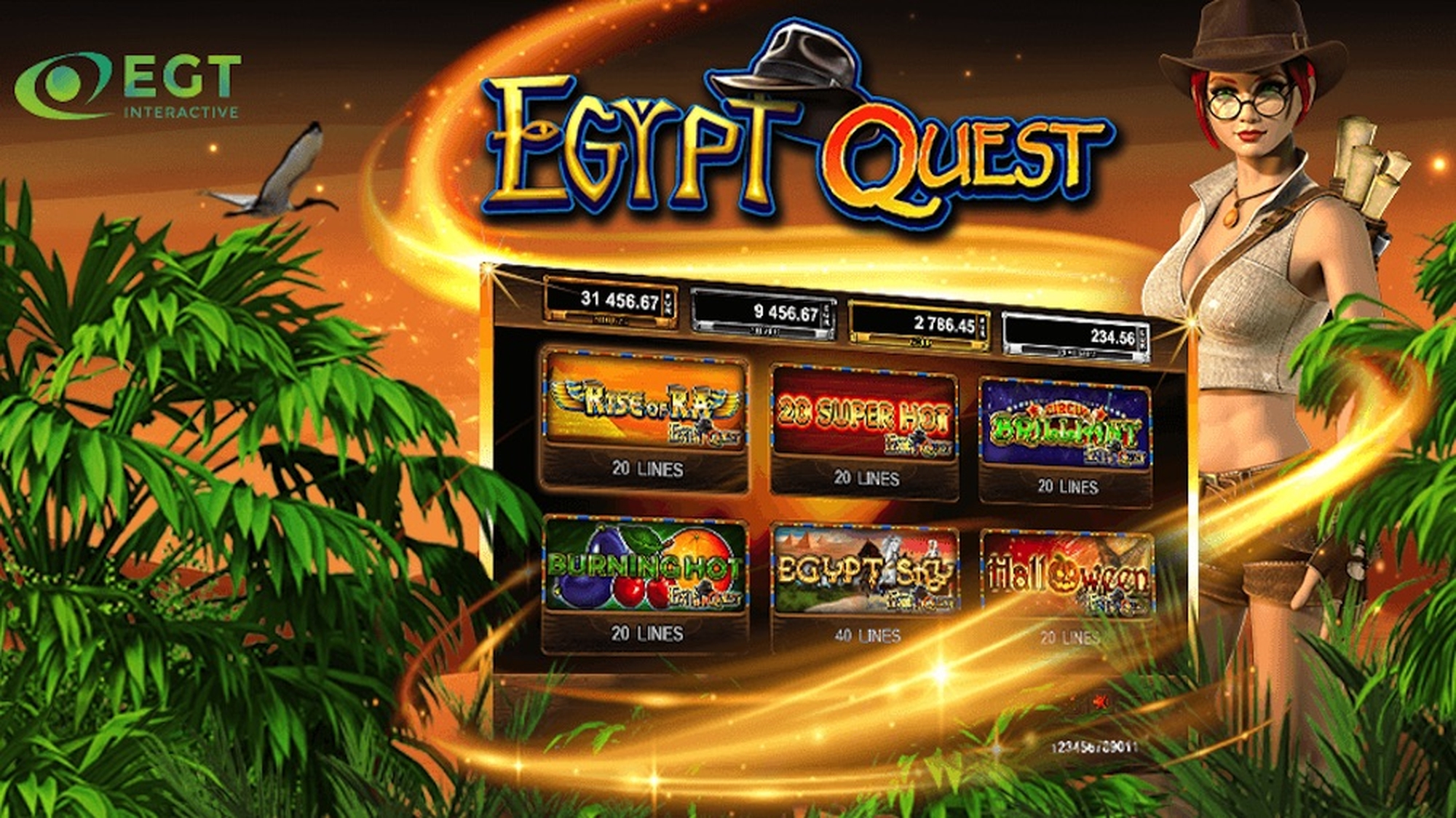 The Rise of Ra: Egypt Quest Online Slot Demo Game by EGT