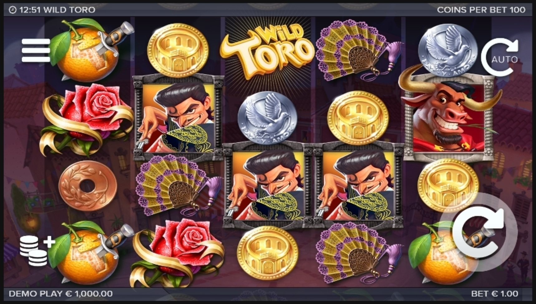 Reels in Wild Toro Slot Game by ELK Studios