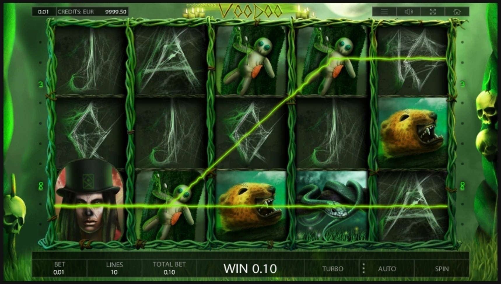 Win Money in Voodoo Free Slot Game by Endorphina