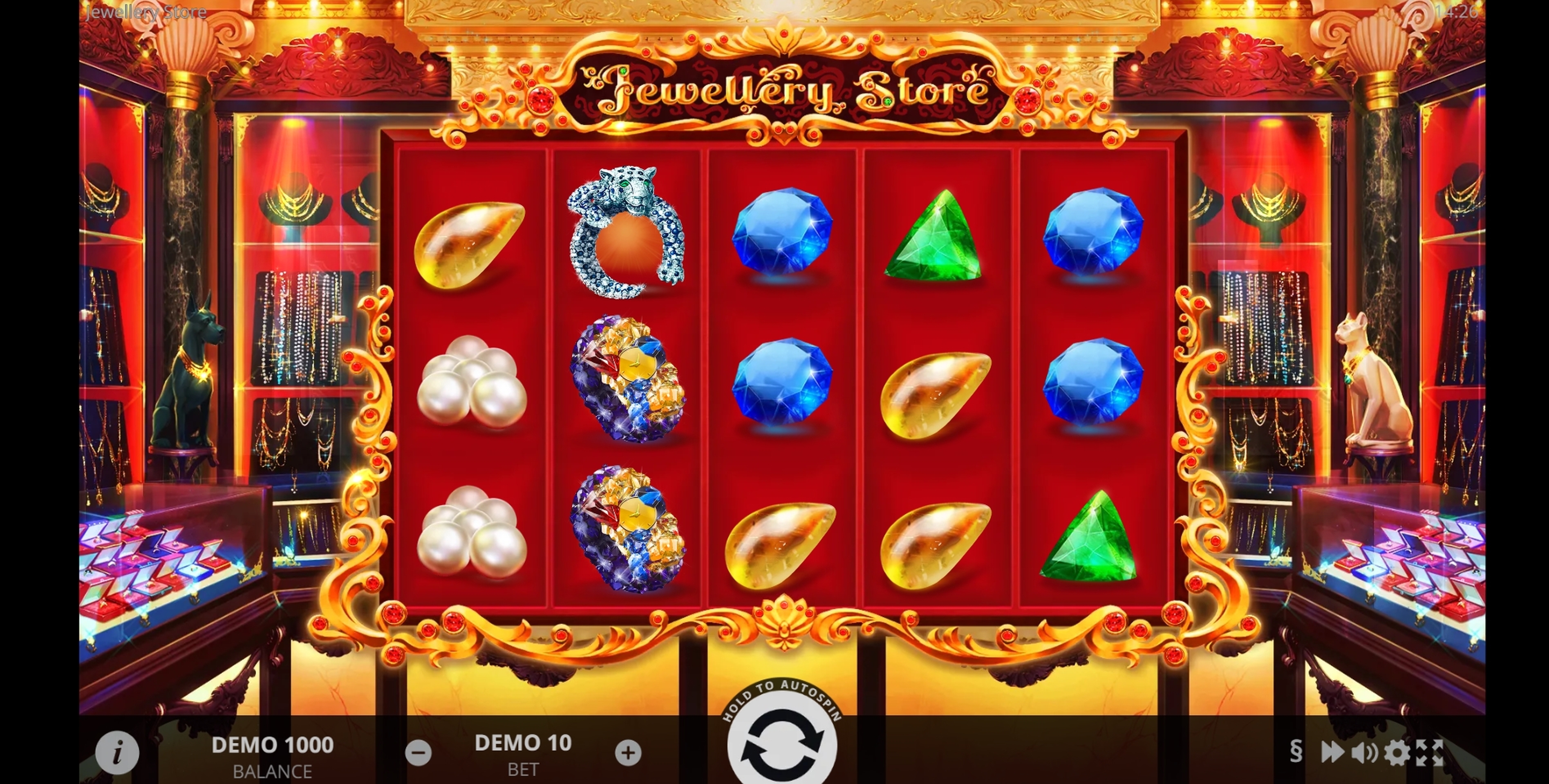 Reels in Jewellery Store Slot Game by Evoplay Entertainment
