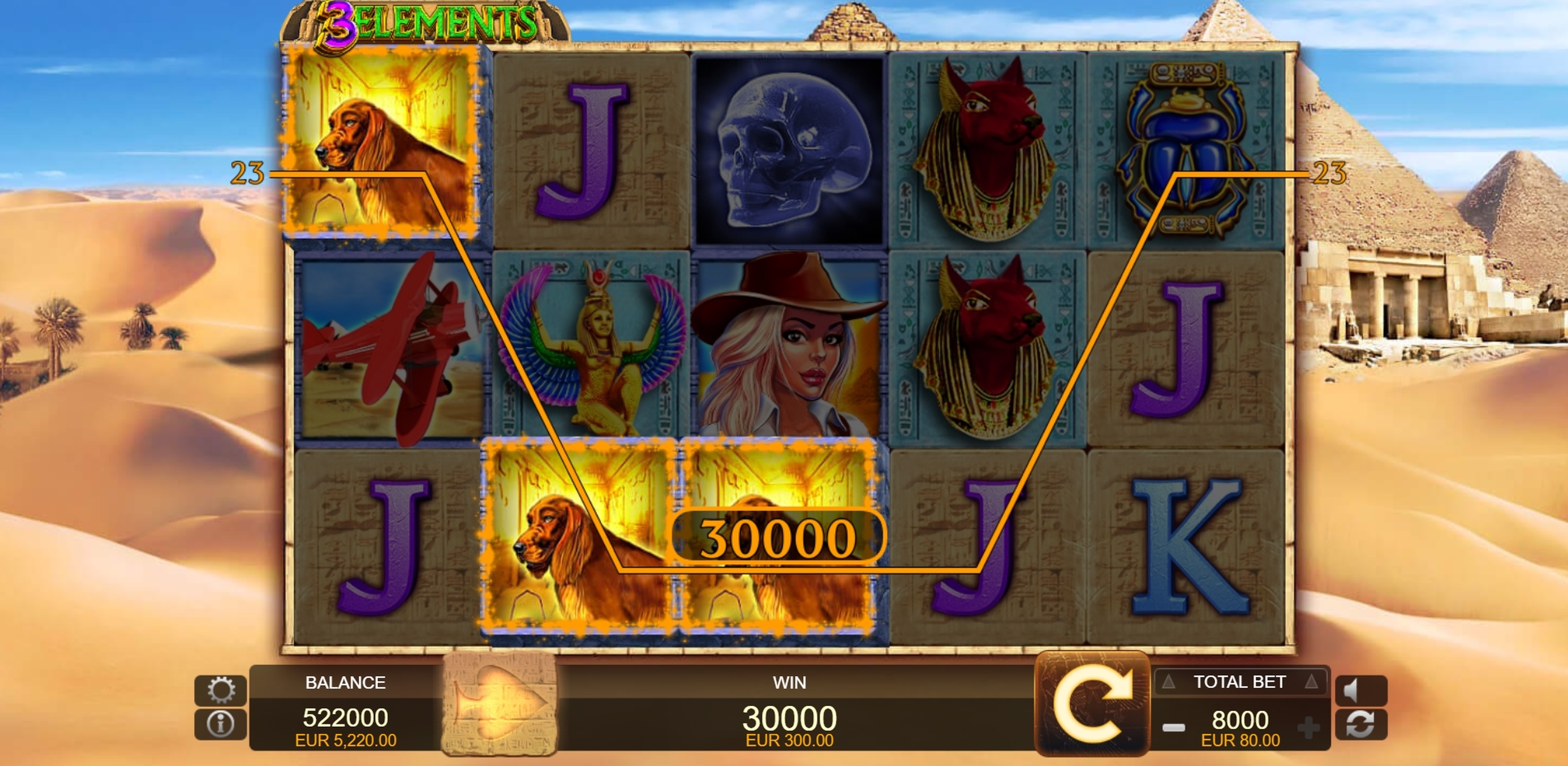 Win Money in 3 Elements Free Slot Game by FUGA Gaming
