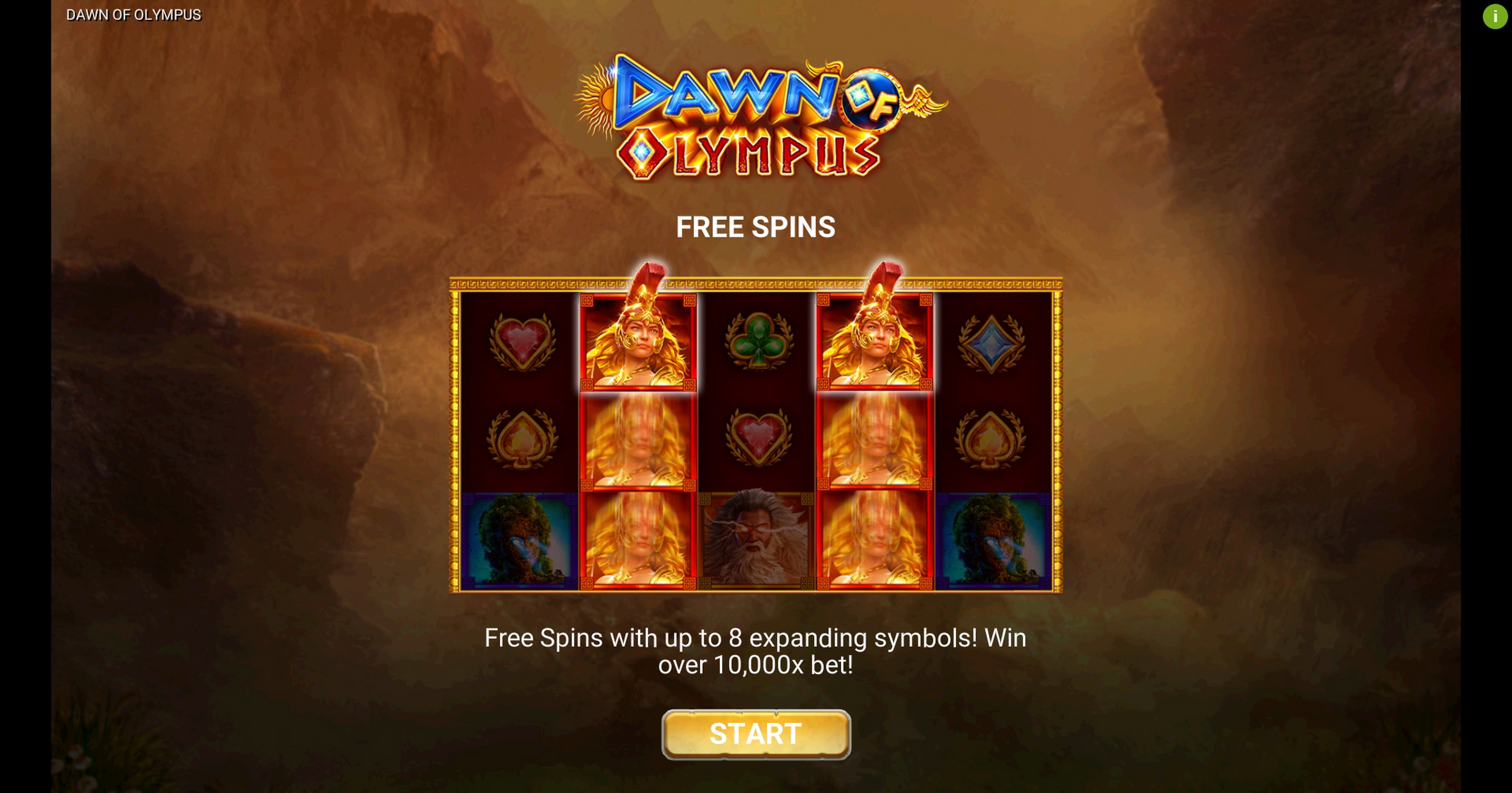 Play Dawn of Olympus Free Casino Slot Game by GameArt