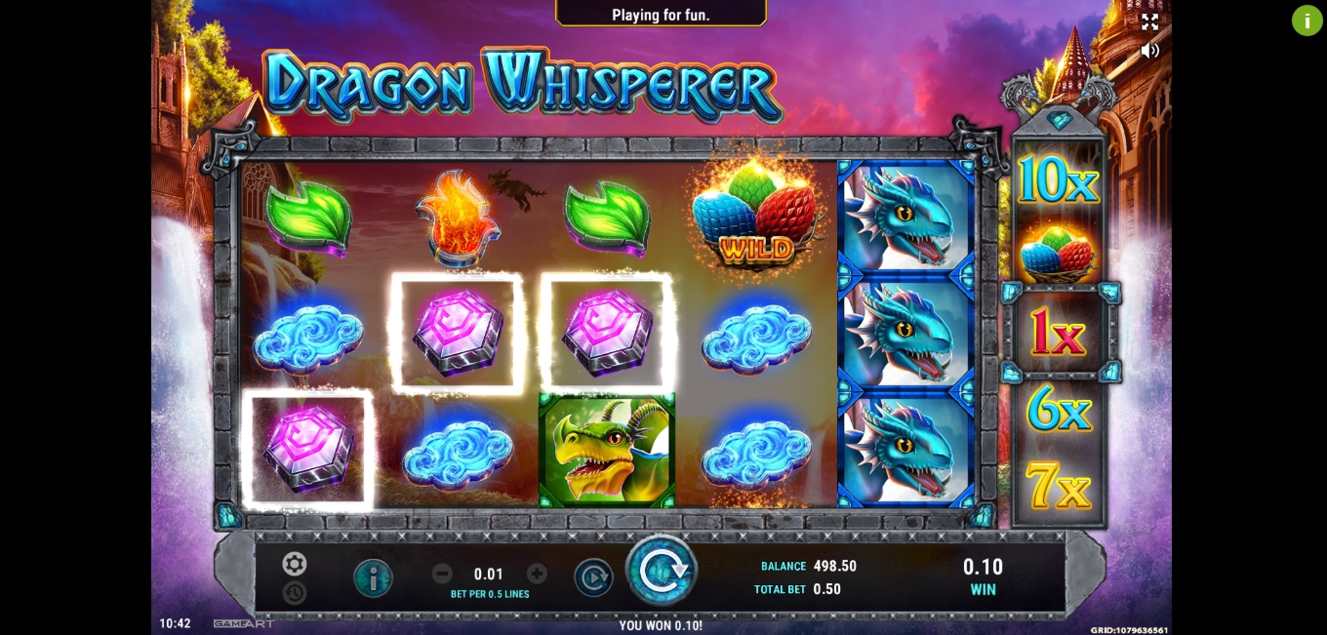 Win Money in Dragon Whisperer Free Slot Game by GameArt