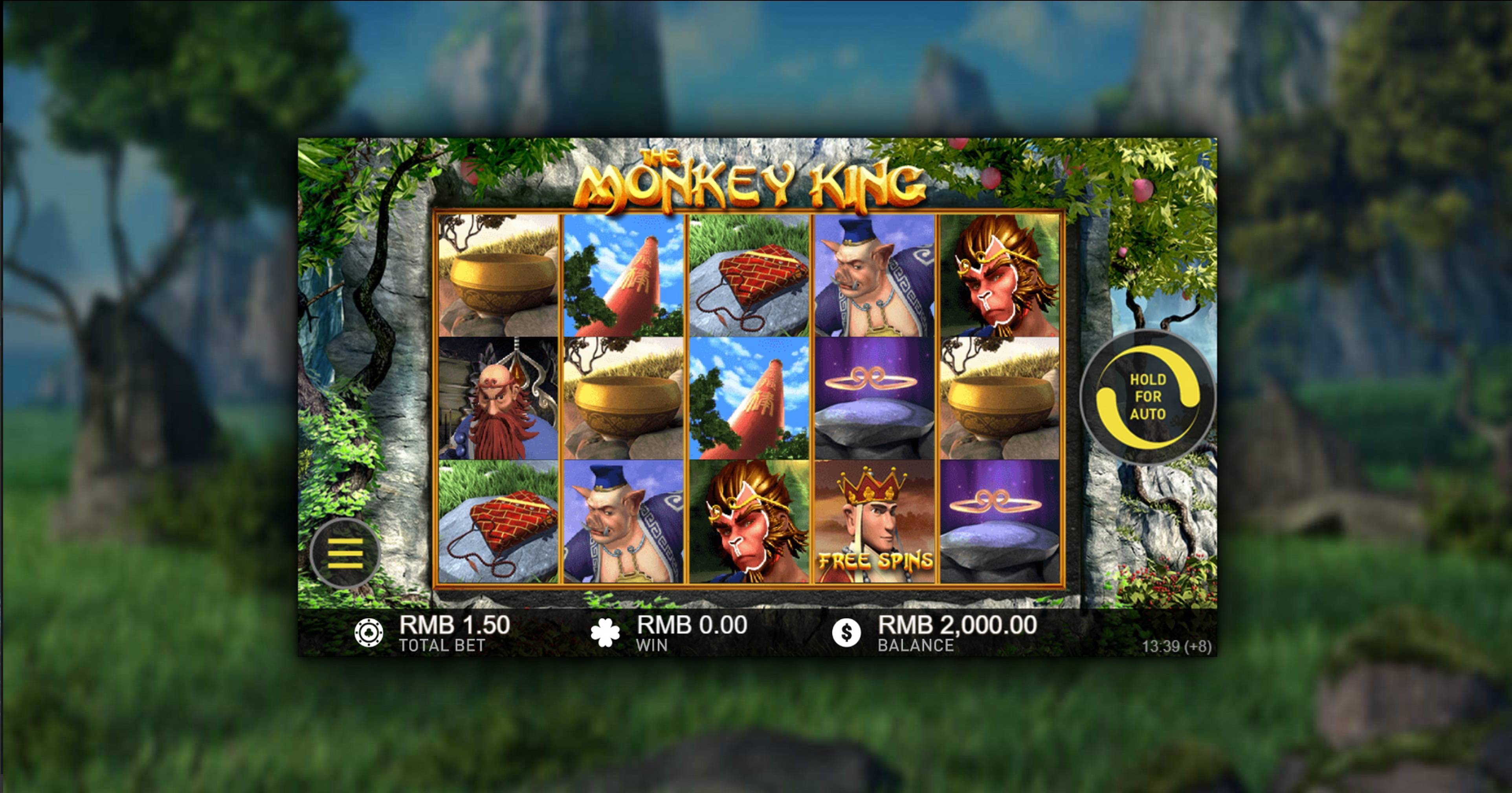 Reels in The Monkey King Slot Game by Gameplay Interactive