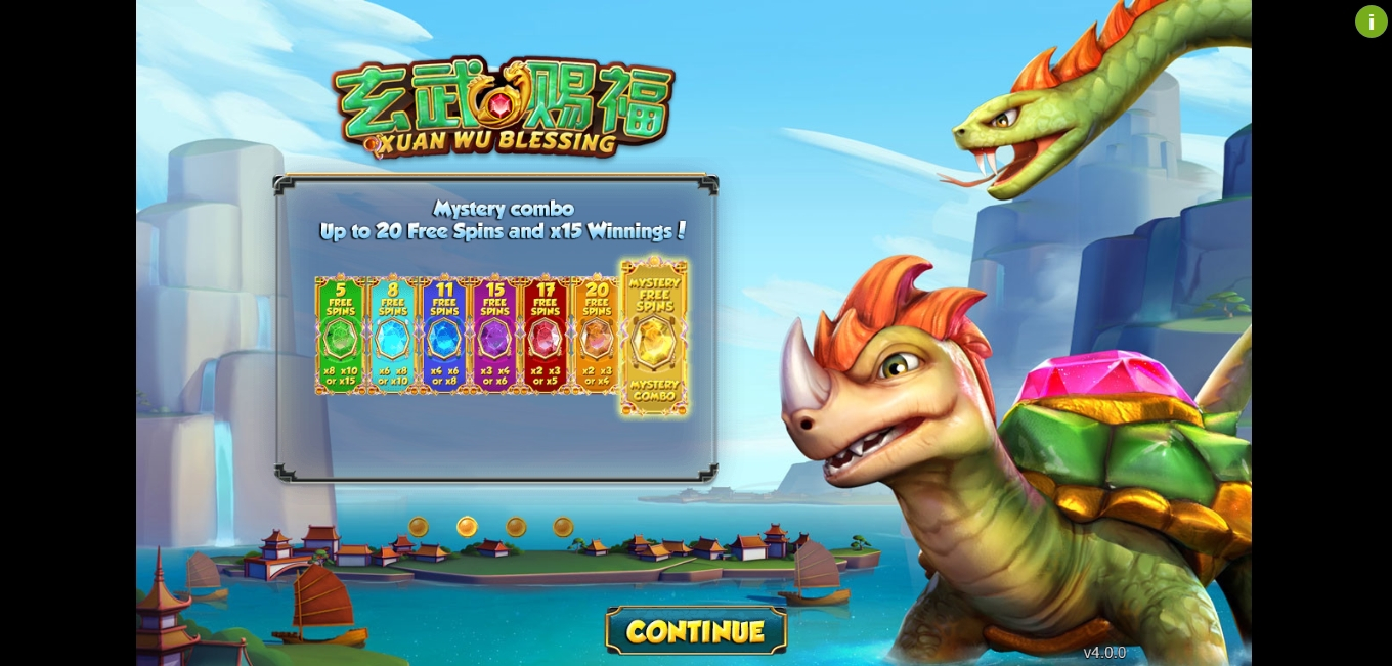 Play Xuan Wu Blessing Free Casino Slot Game by Gameplay Interactive