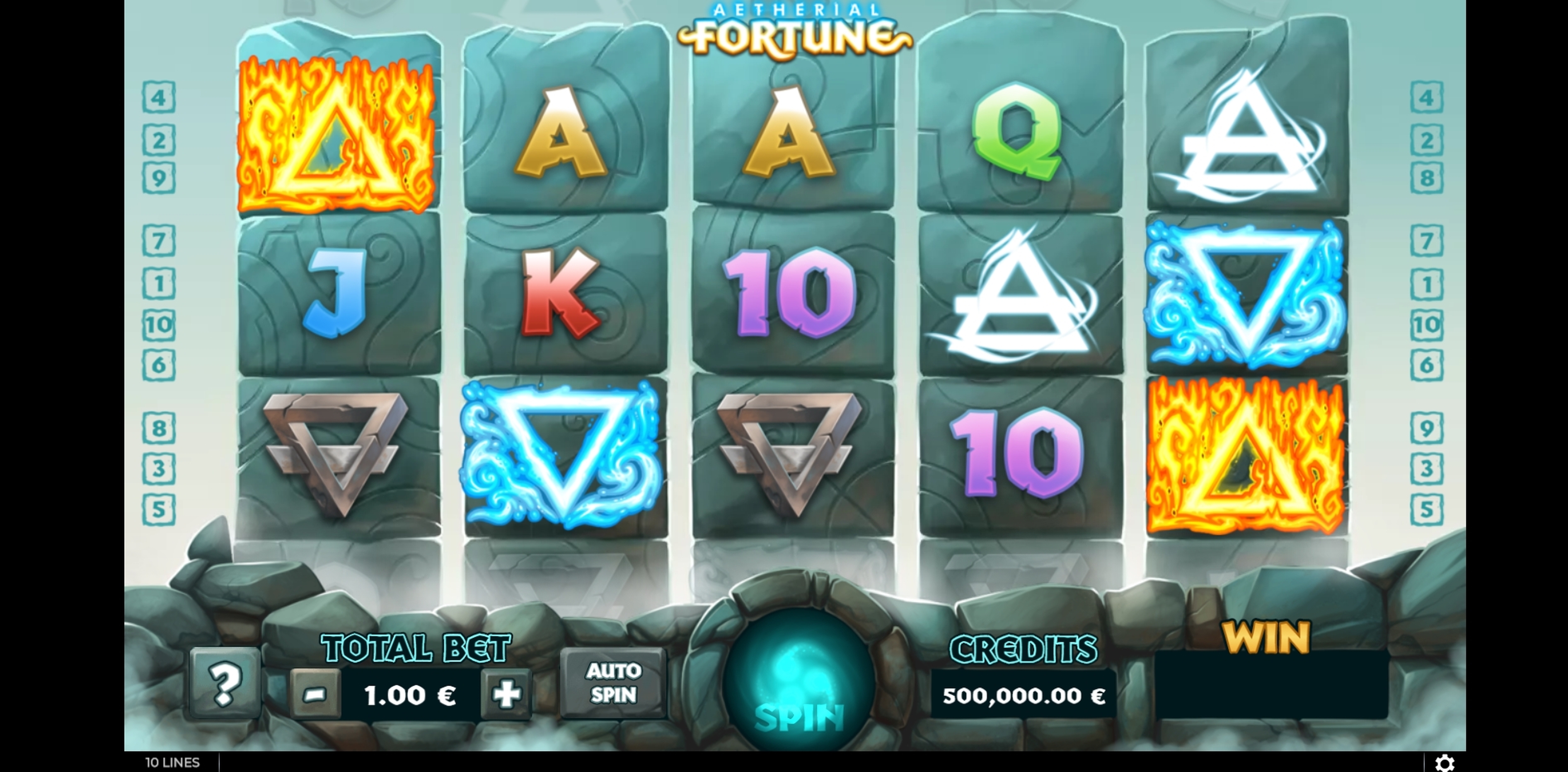 Reels in Aetherial Fortune Slot Game by GAMING1