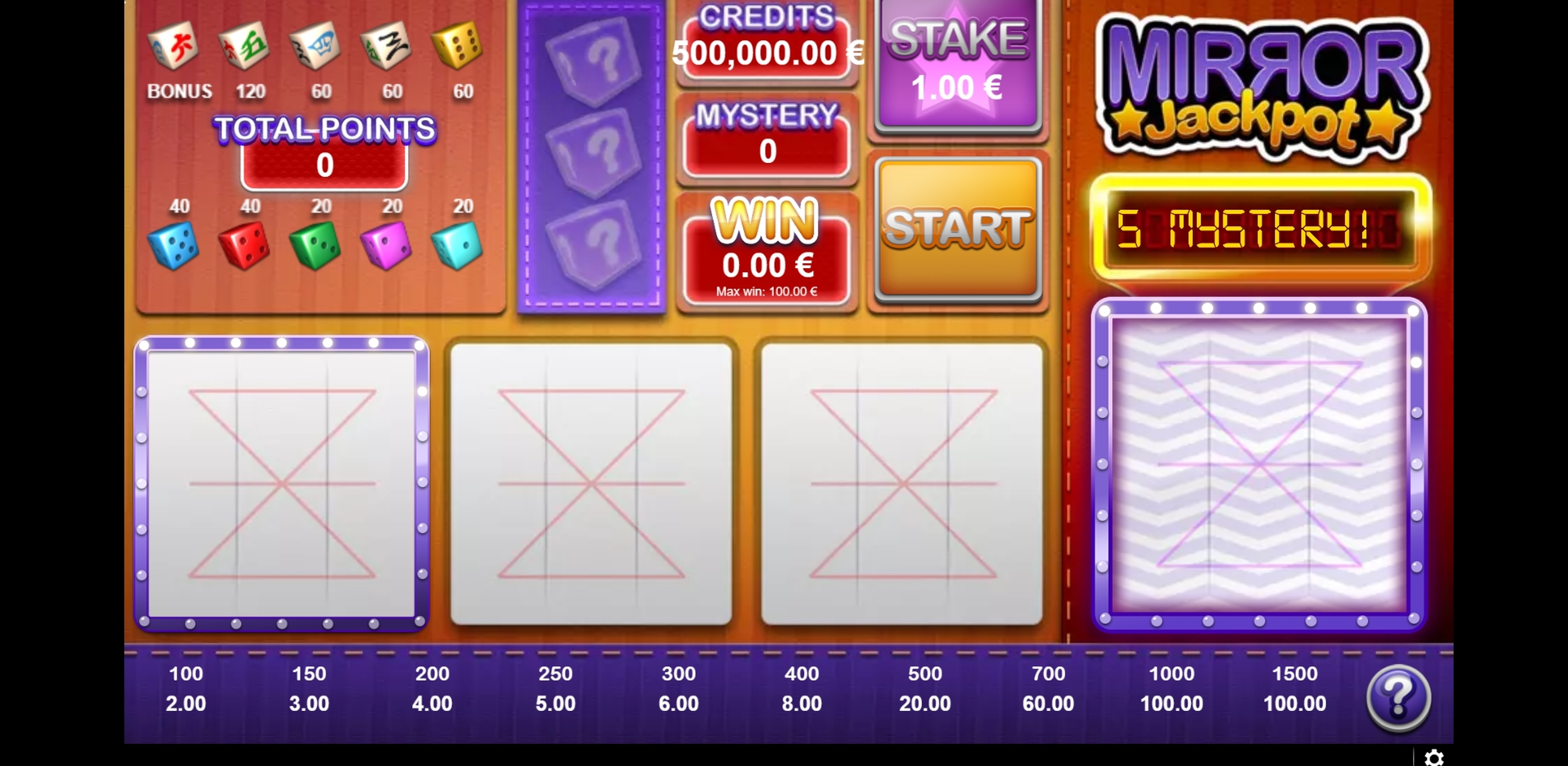 Reels in Mirror Jackpot Slot Game by GAMING1