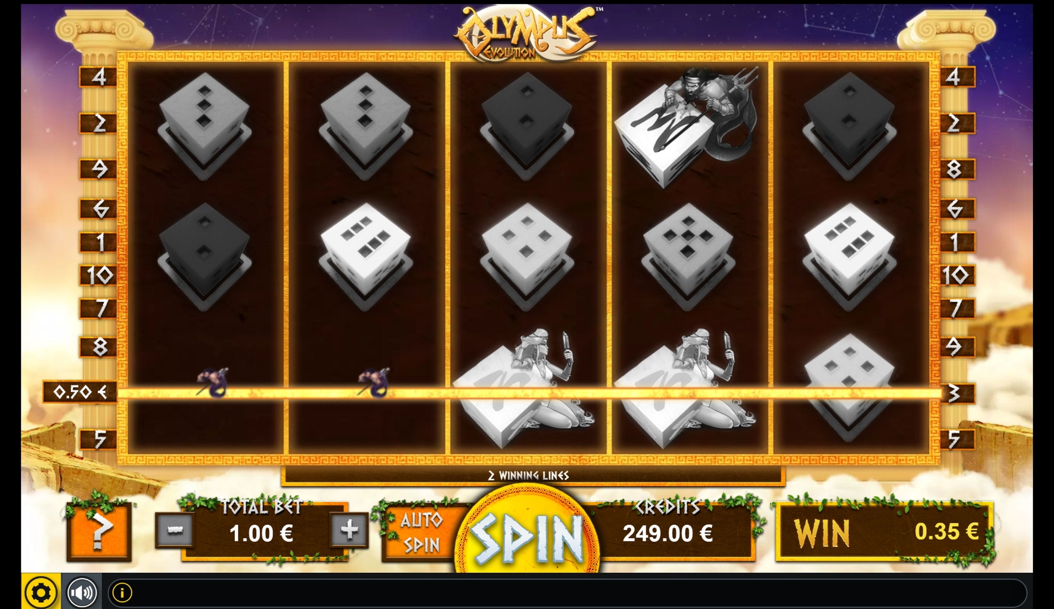 Win Money in Olympus Evolution Free Slot Game by GAMING1