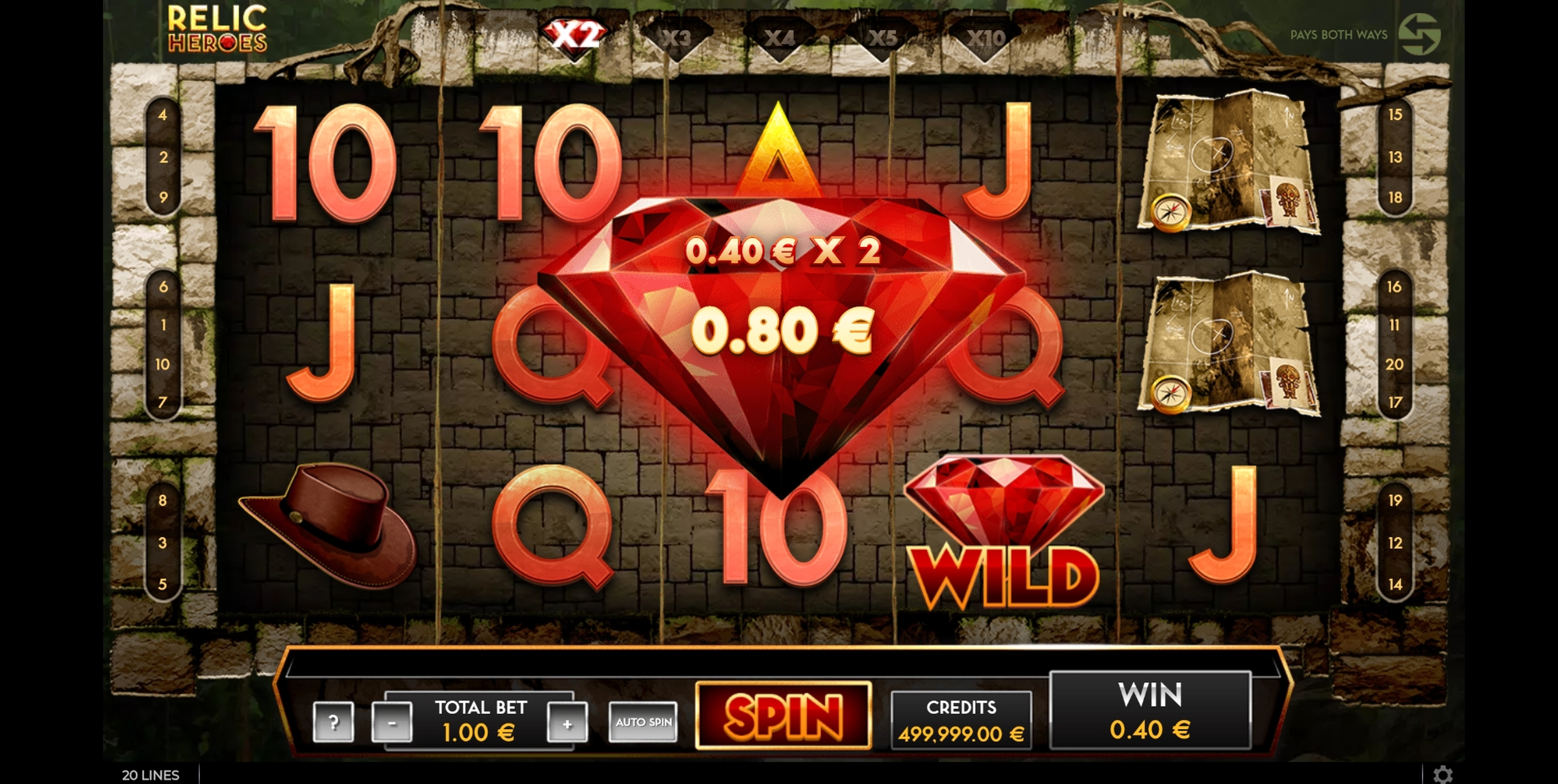 Win Money in Relic Heroes Free Slot Game by GAMING1
