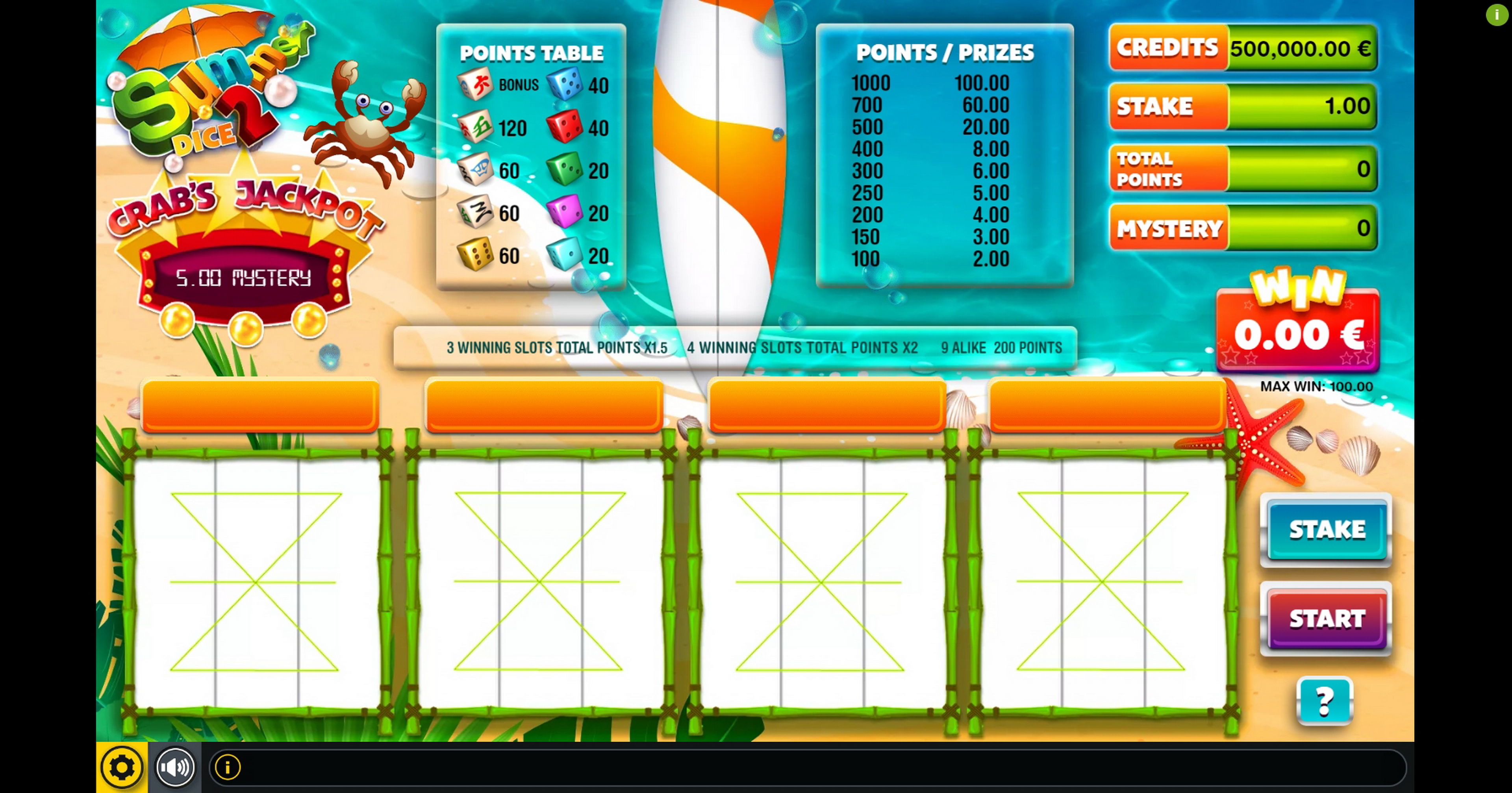 Reels in Summer Dice 2 Slot Game by GAMING1