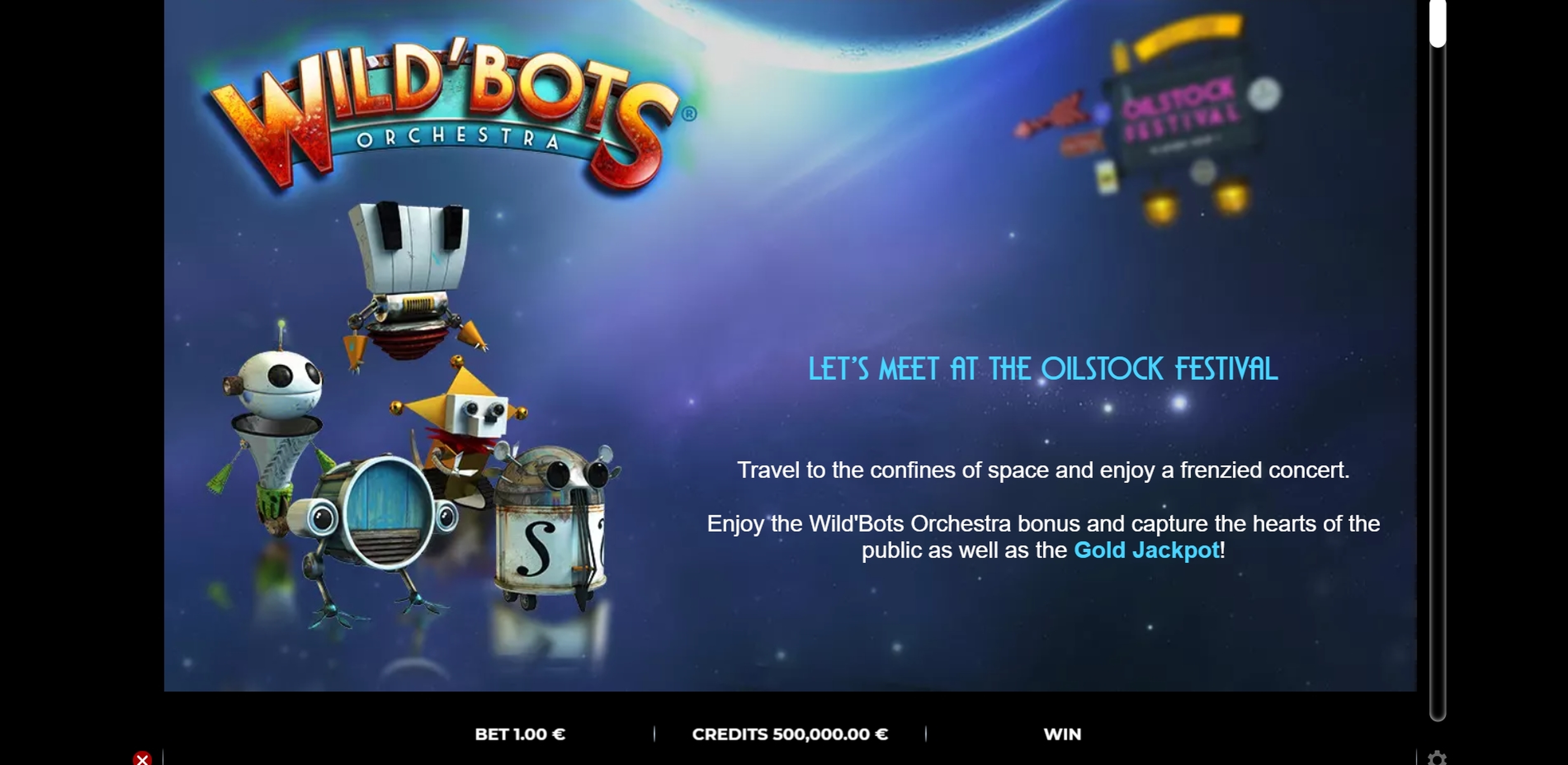 Info of Wildbots Orchestra Slot Game by GAMING1