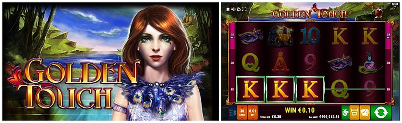 The Golden Touch Online Slot Demo Game by Gamomat