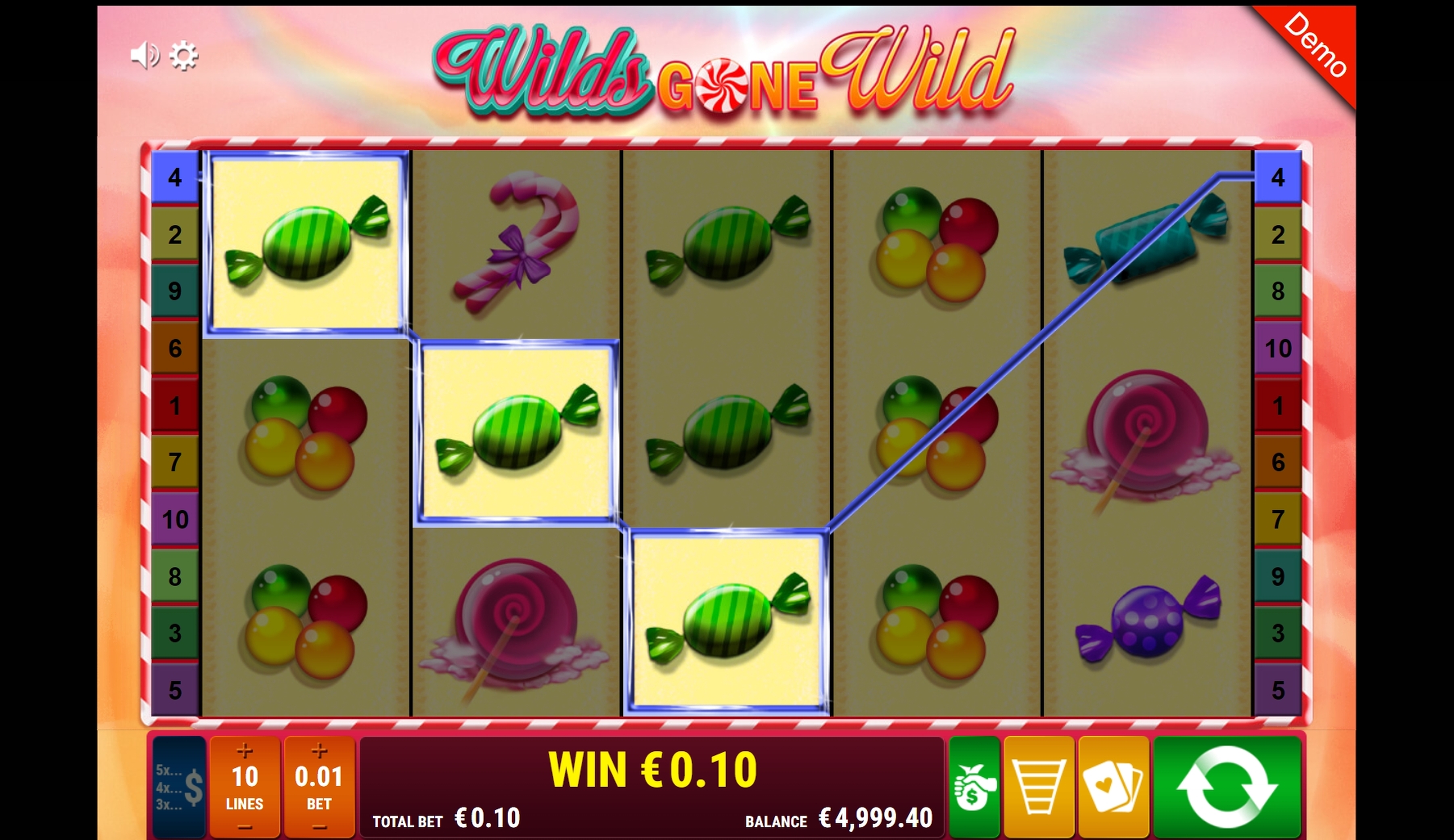 Win Money in Wilds gone wild Free Slot Game by Gamomat