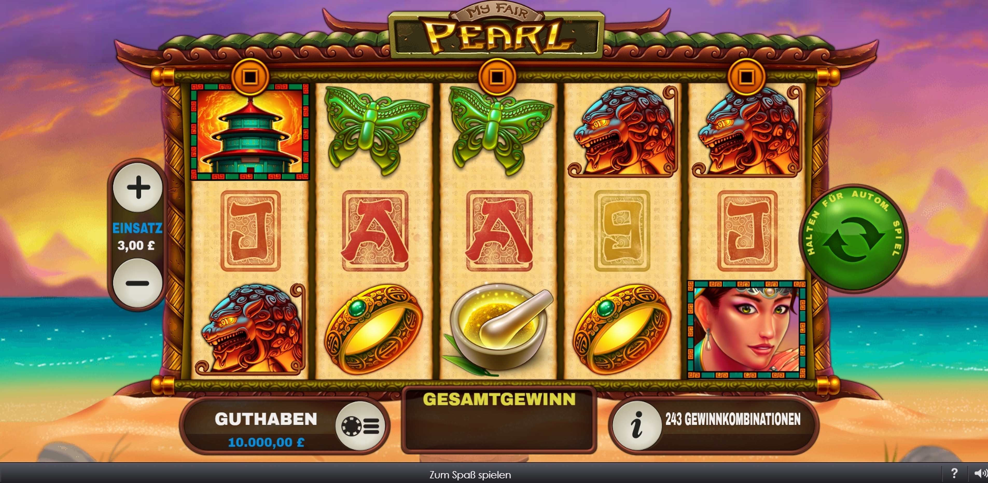 Reels in My Fair Pearl Slot Game by GECO Gaming