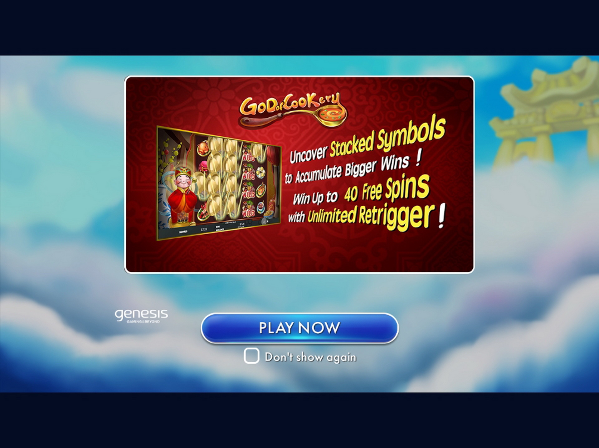 Play God Of Cookery Free Casino Slot Game by Genesis Gaming