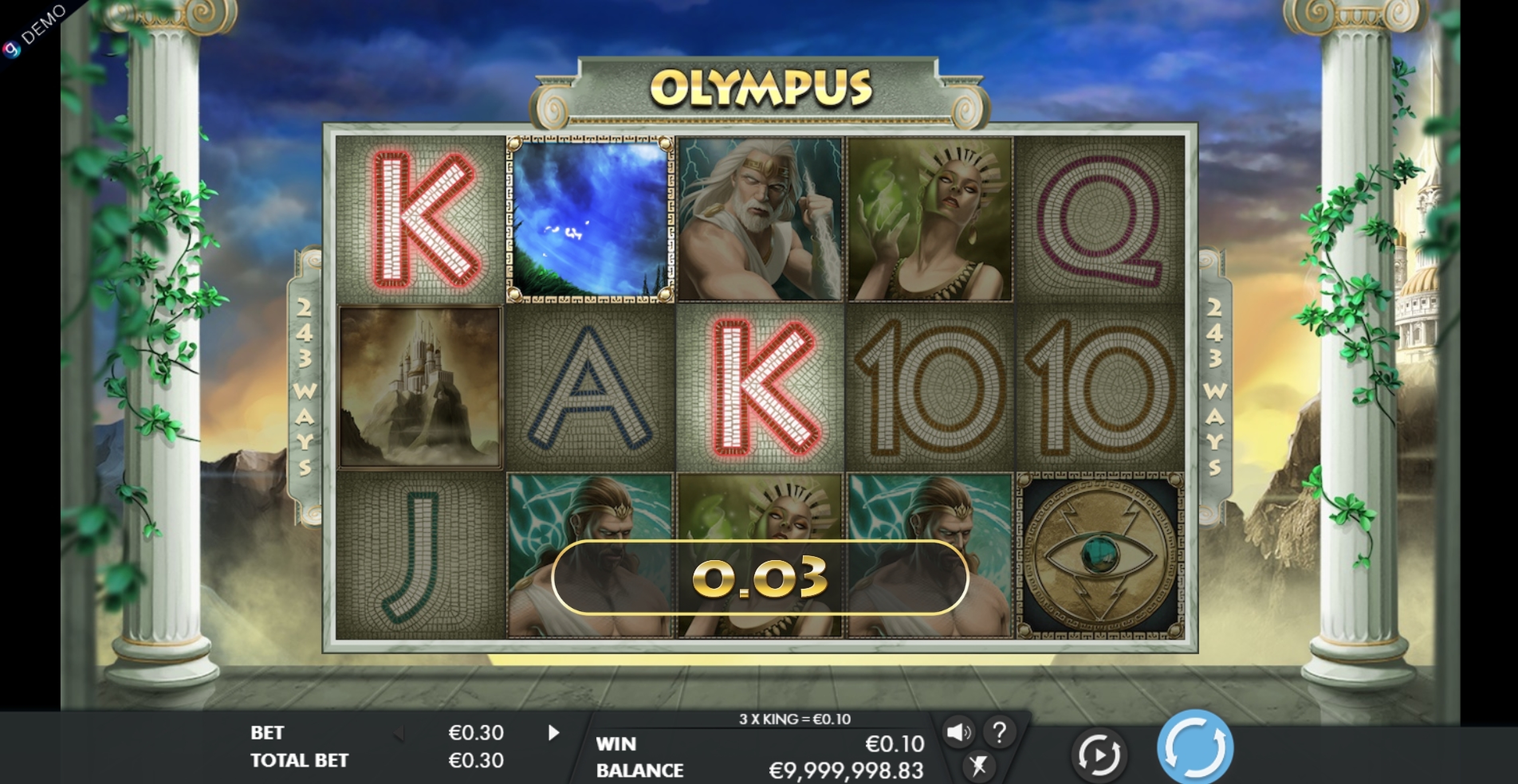 Win Money in Olympus Free Slot Game by Genesis Gaming