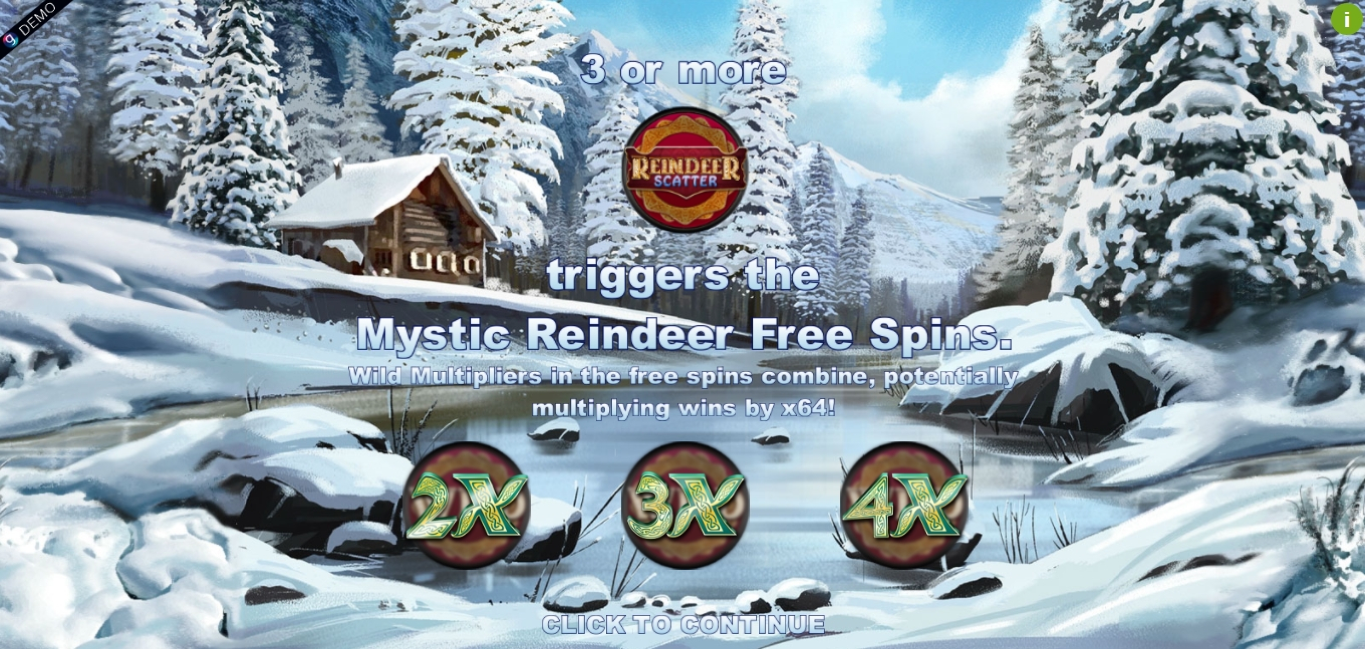 Play Reindeer Wild Wins XL Free Casino Slot Game by Genesis Gaming