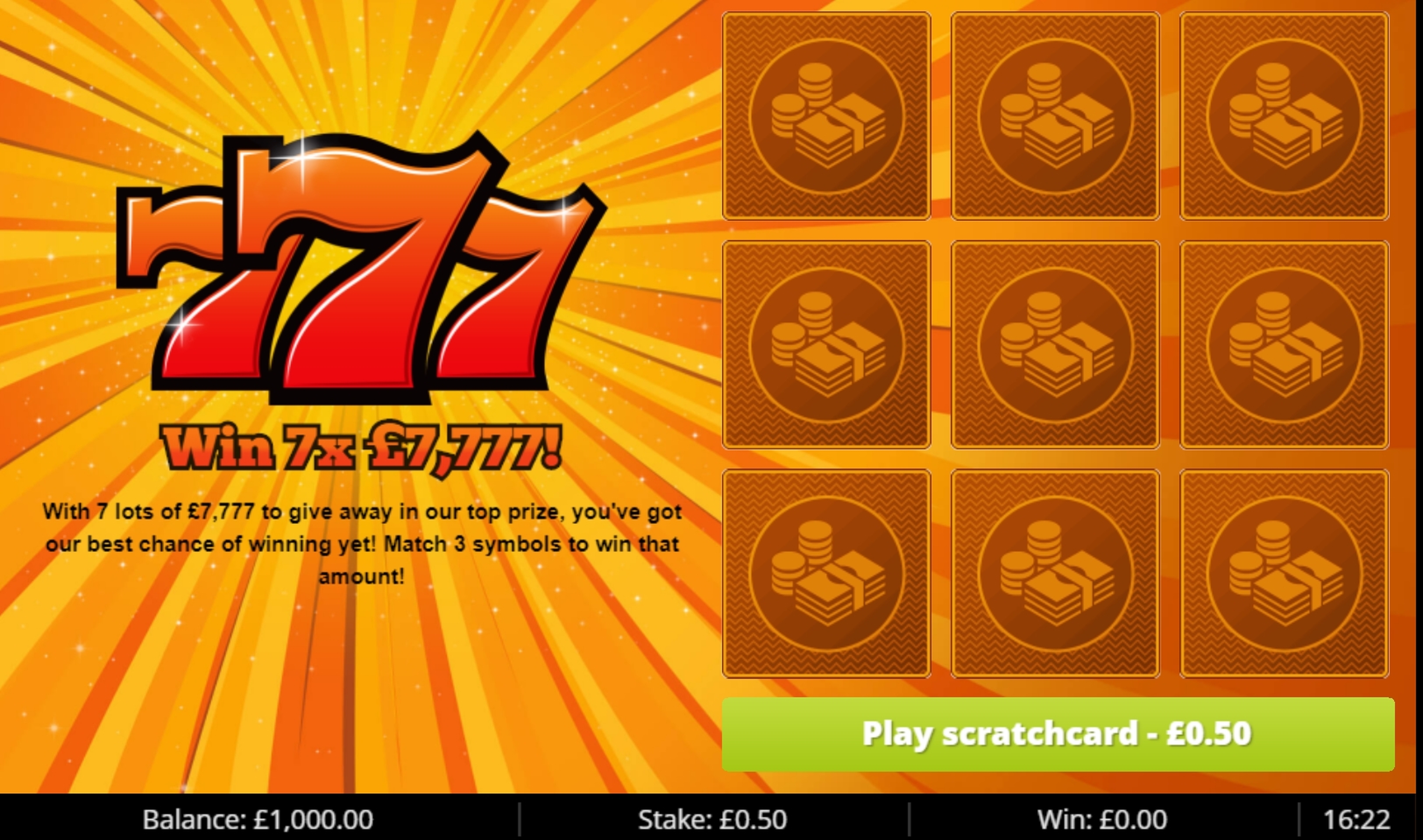Reels in 777 (Gluck Games) Slot Game by Gluck Games