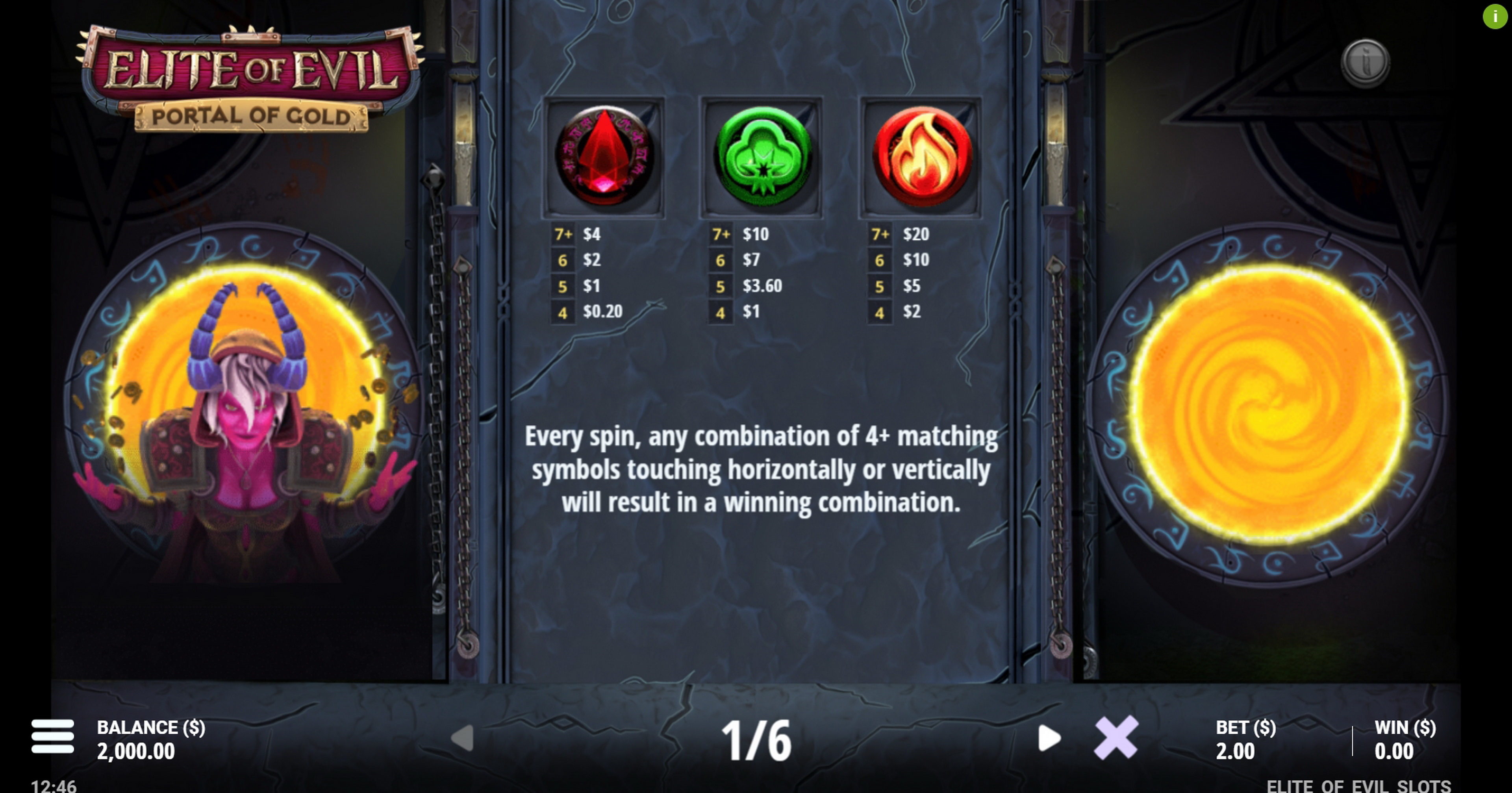Info of Elite of Evil Slot Game by Gluck Games