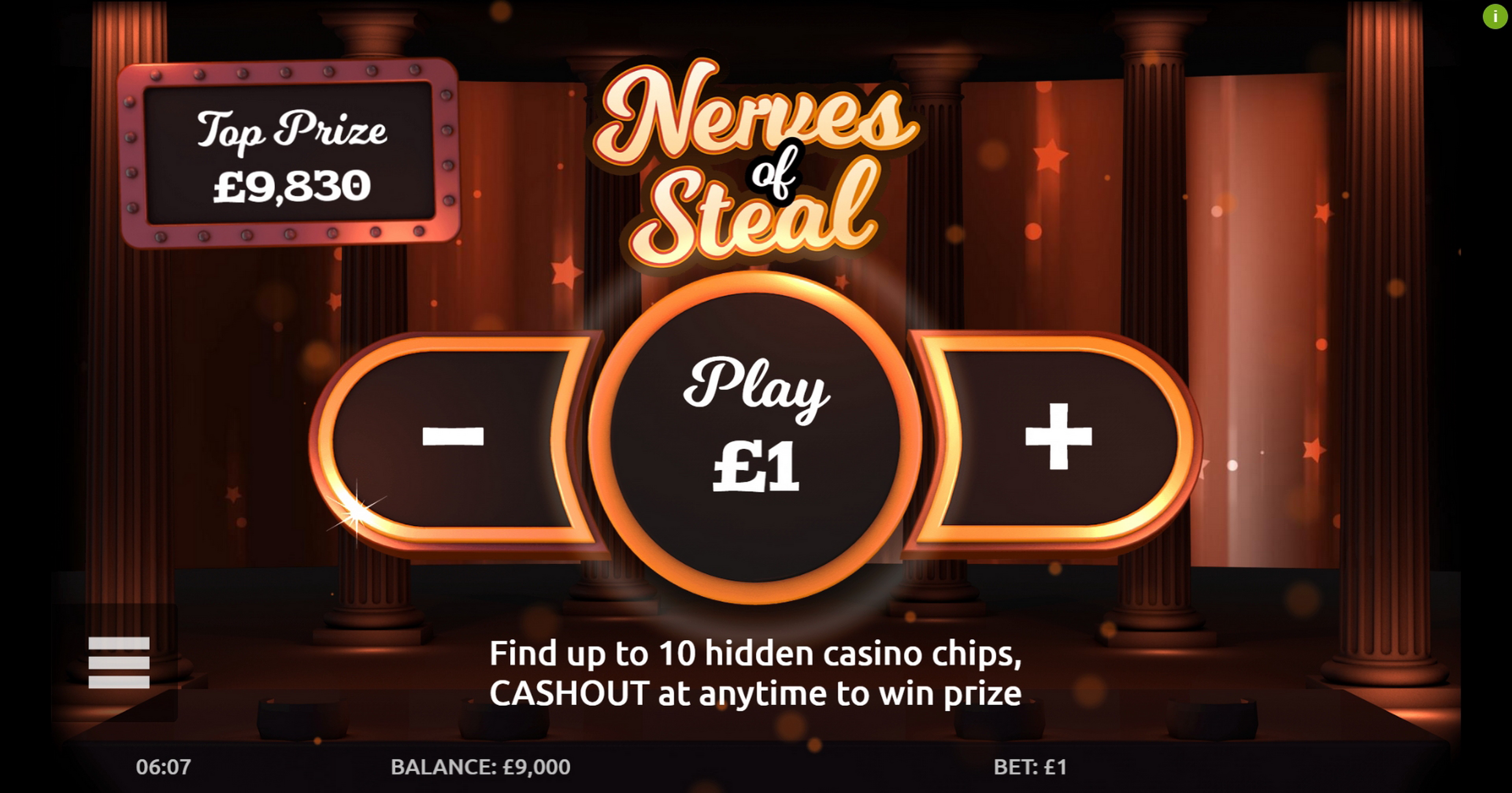 Play Nerves of Steal Free Casino Slot Game by Gluck Games