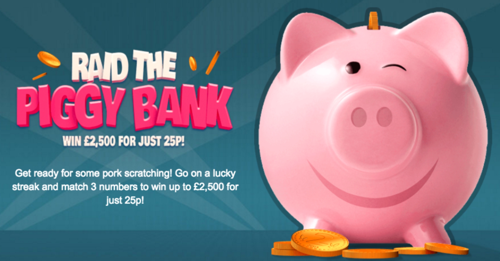The Raid the Piggy Bank Online Slot Demo Game by Gluck Games
